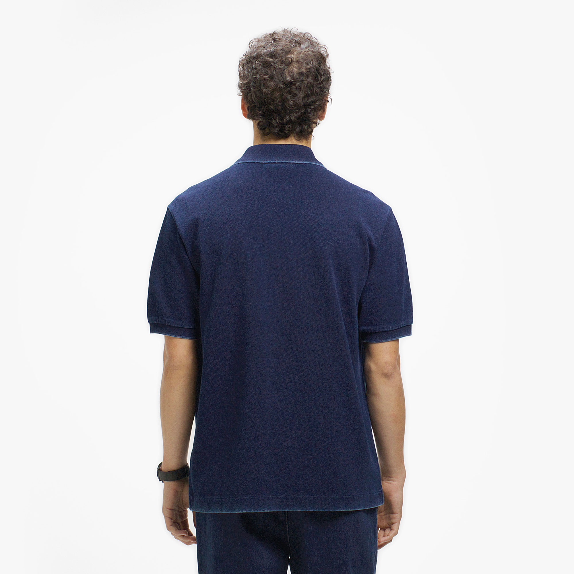 インディゴ ポロシャツ