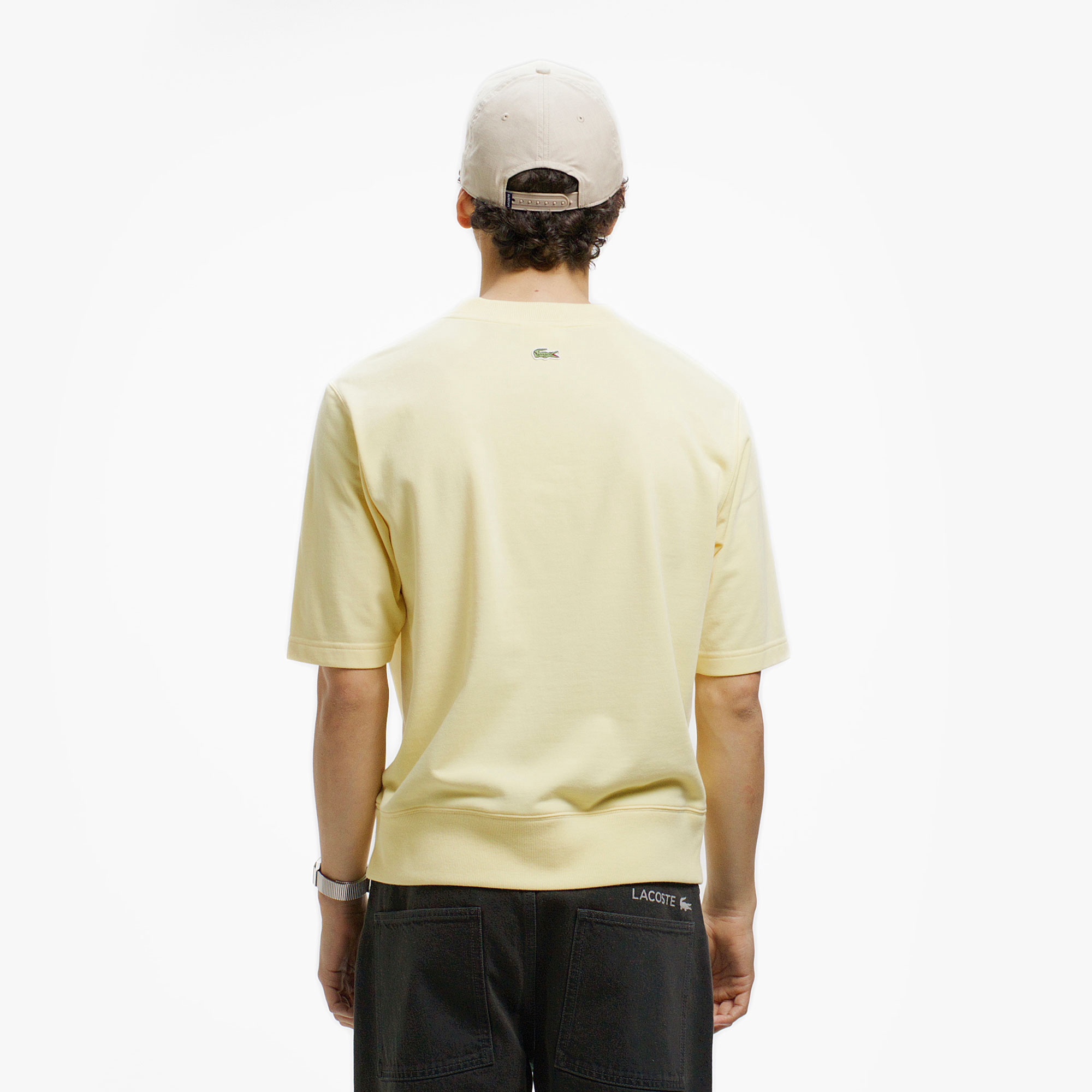 オーバーサイズクロックエンブレムスウェットTシャツ