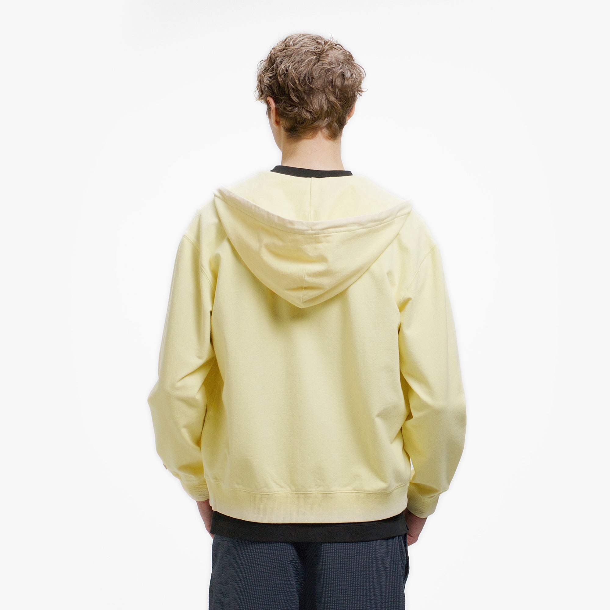 ビンテージエフェクト ロゴジップフーディー