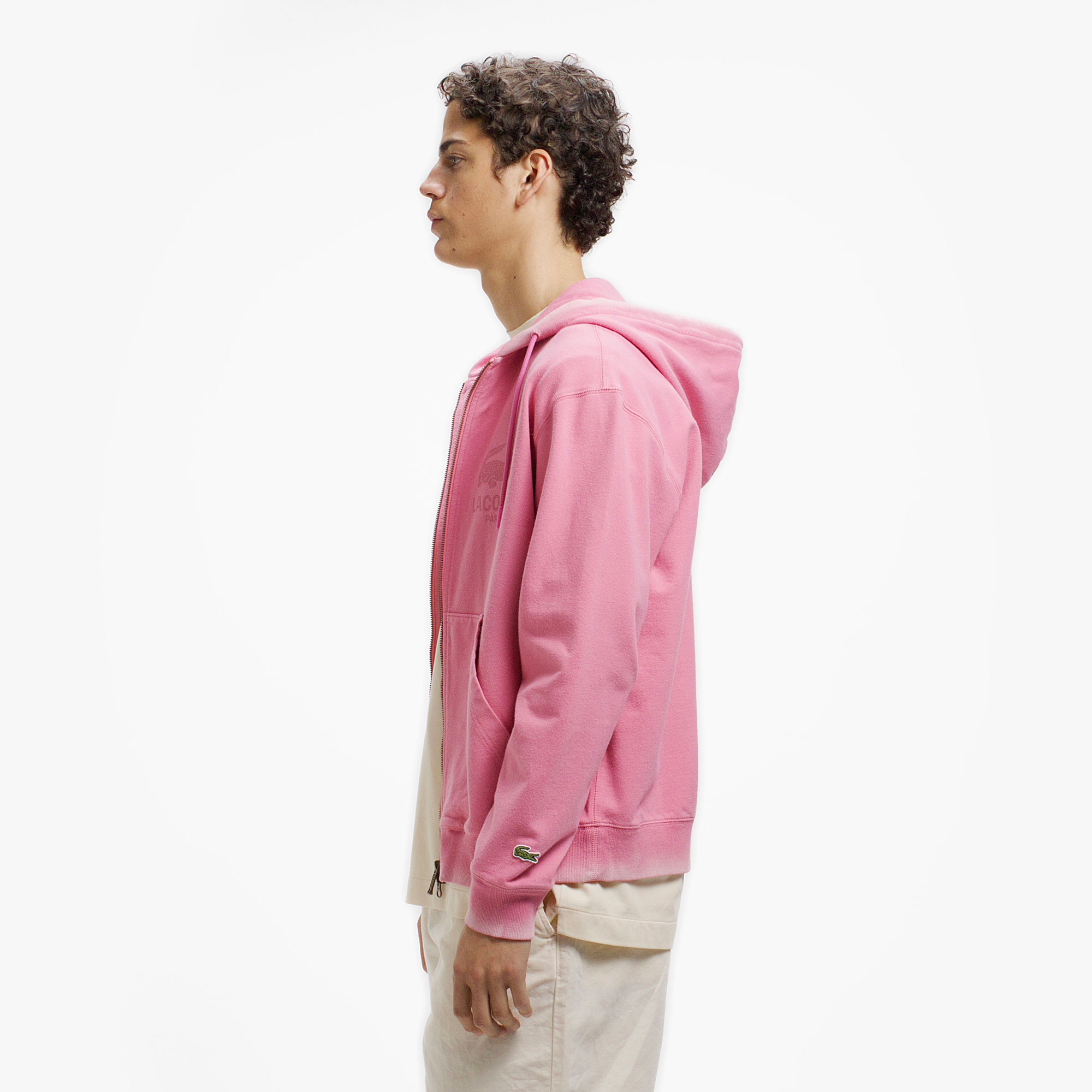 ビンテージエフェクト ロゴジップフーディー