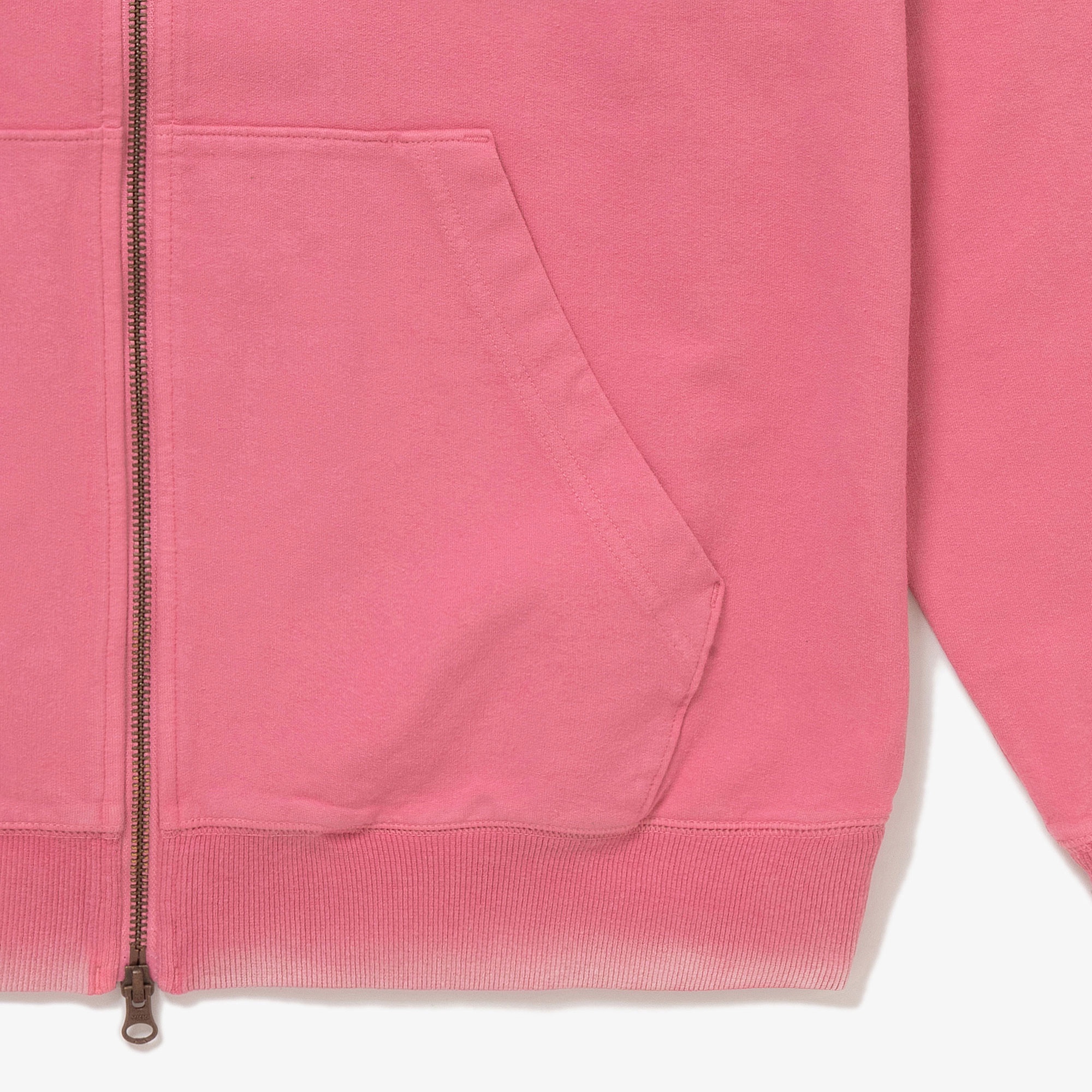 ビンテージエフェクト ロゴジップフーディー