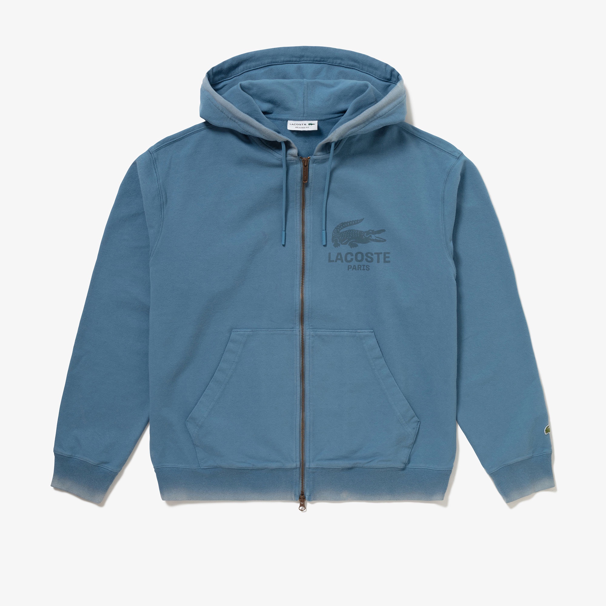 ビンテージエフェクト ロゴジップフーディー