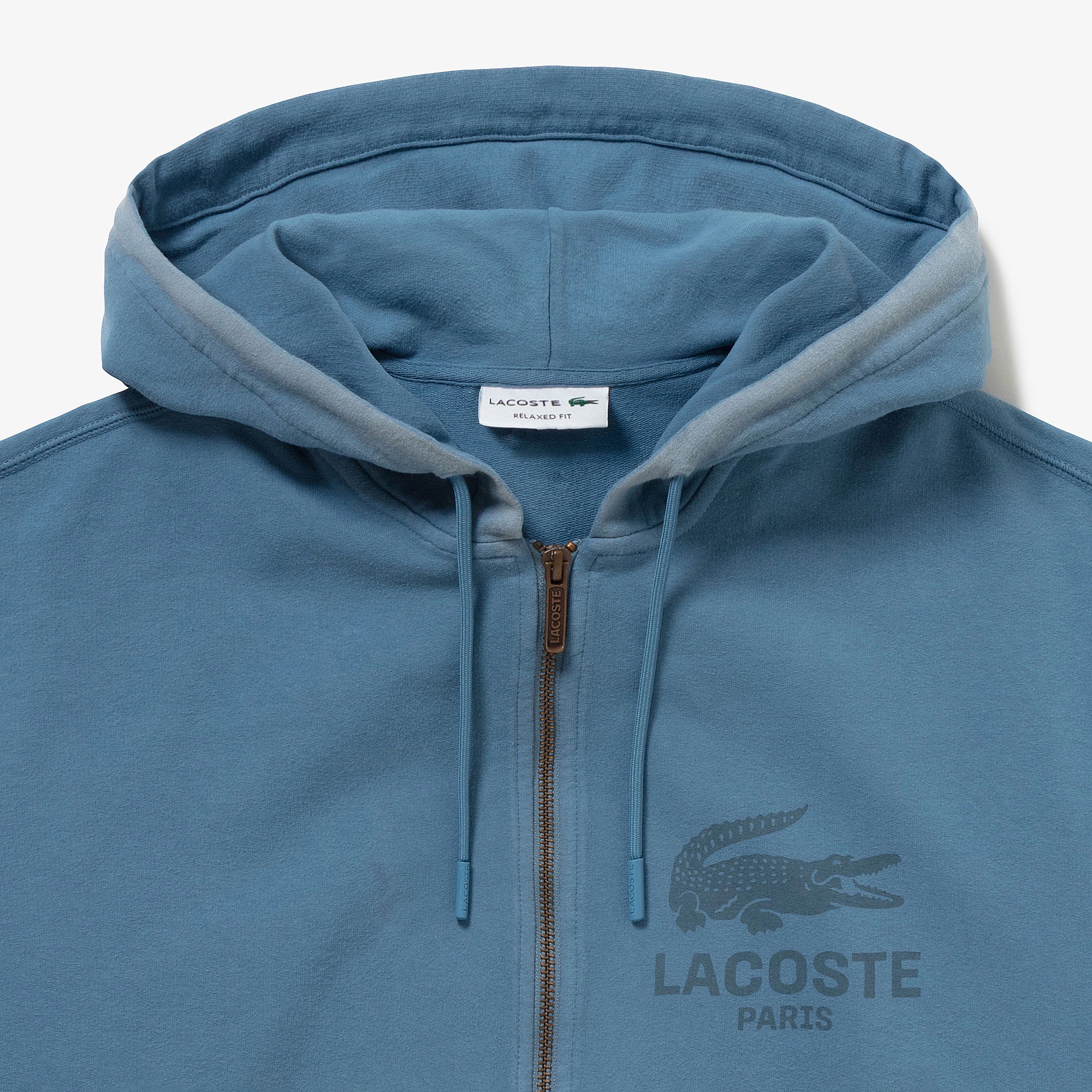 ビンテージエフェクト ロゴジップフーディー