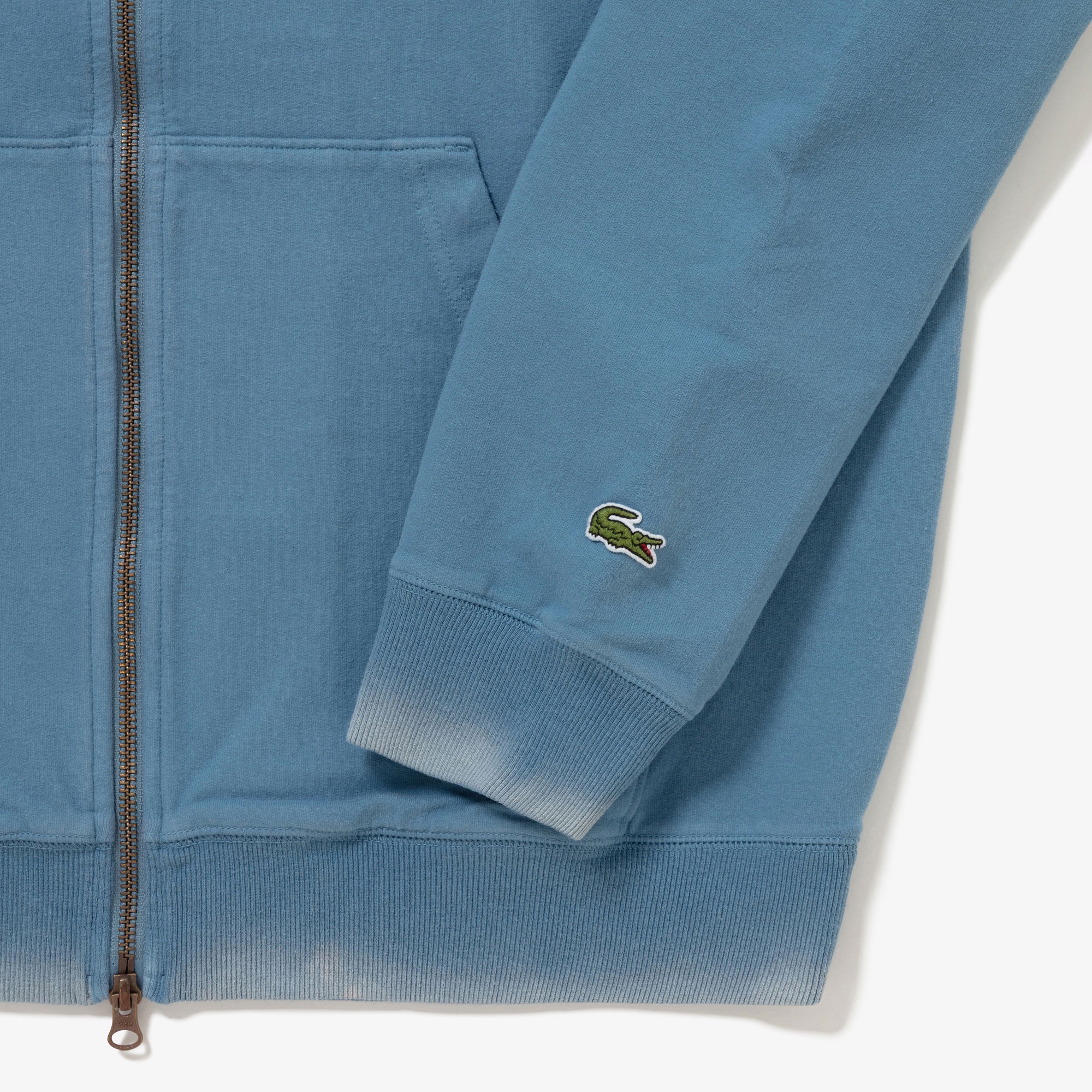 ビンテージエフェクト ロゴジップフーディー