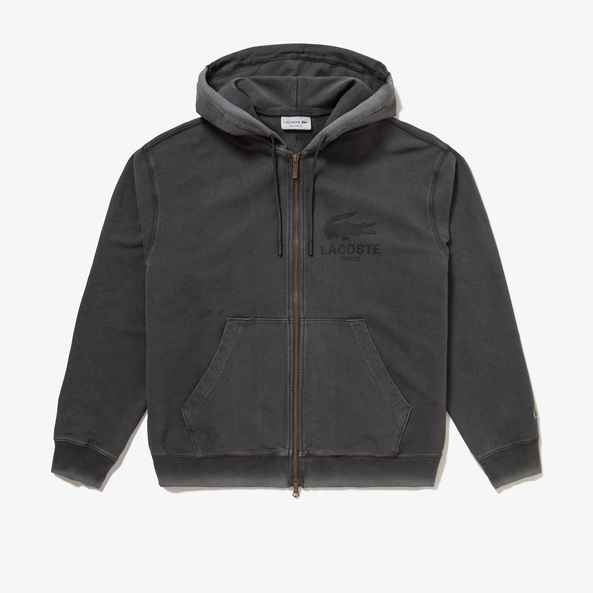 ビンテージエフェクト ロゴジップフーディー