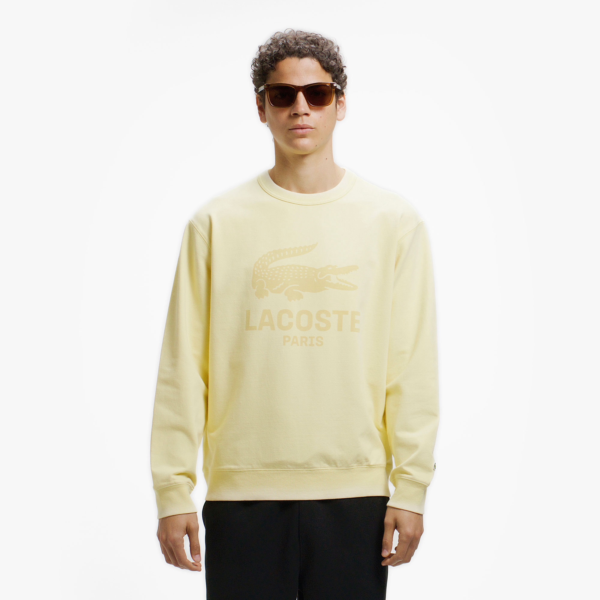 ビンテージエフェクト ロゴクルーネックスウェット