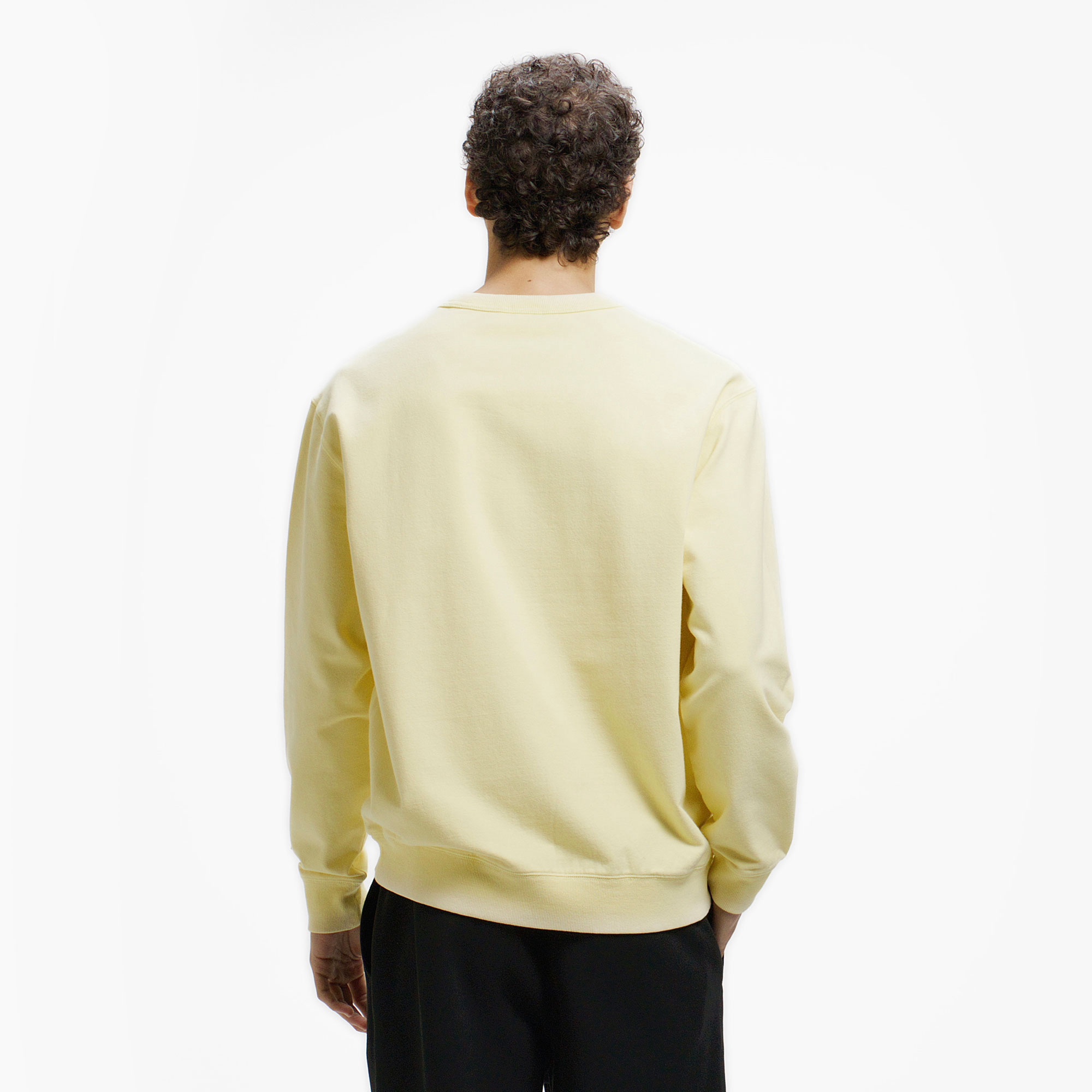 ビンテージエフェクト ロゴクルーネックスウェット