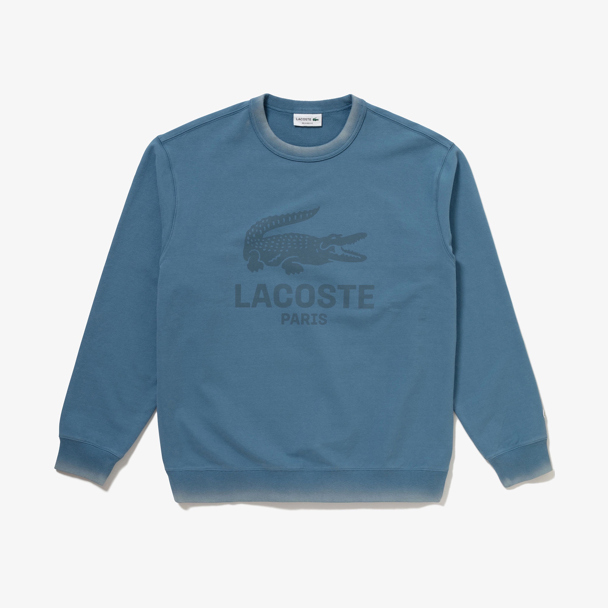 ビンテージエフェクト ロゴクルーネックスウェット