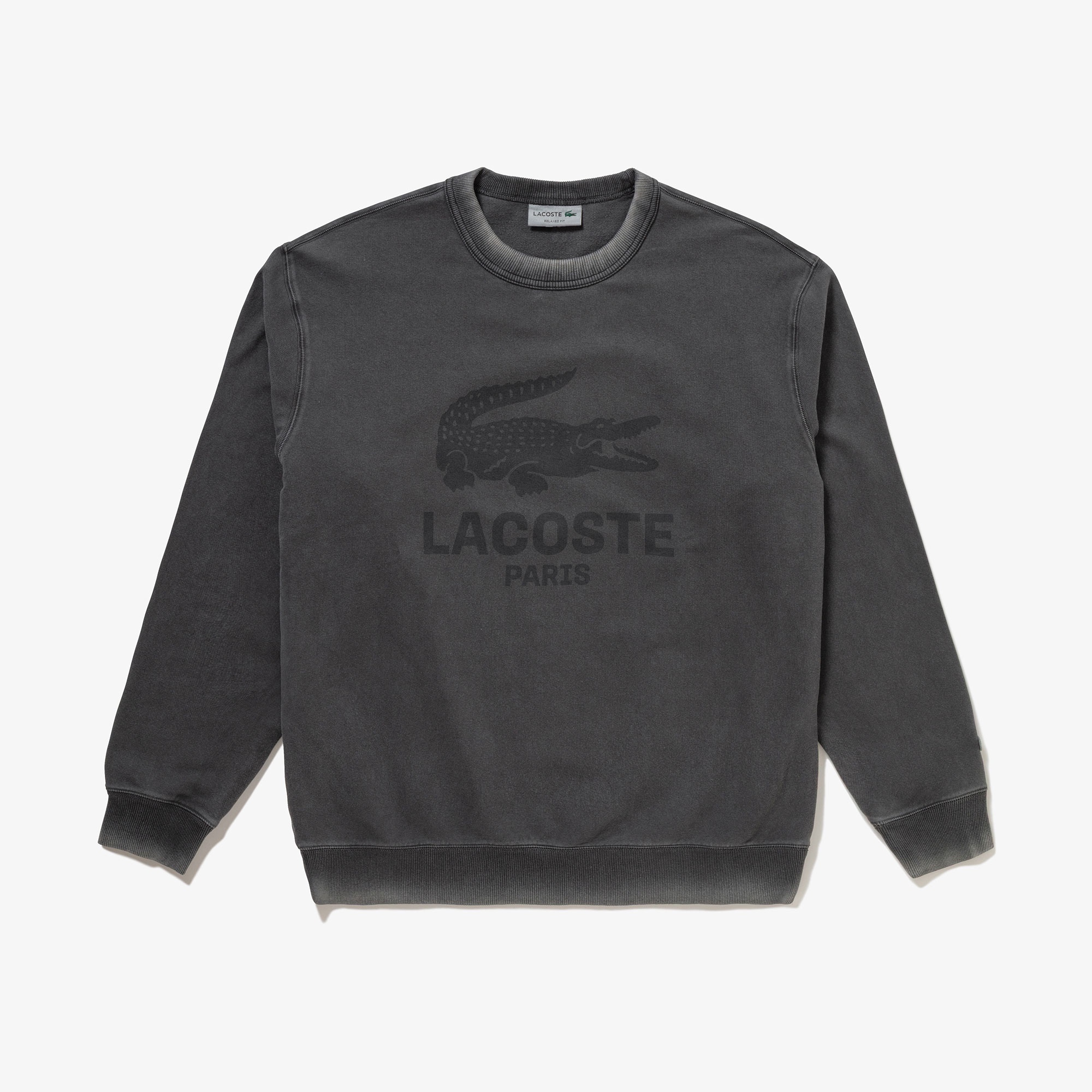 ビンテージエフェクト ロゴクルーネックスウェット