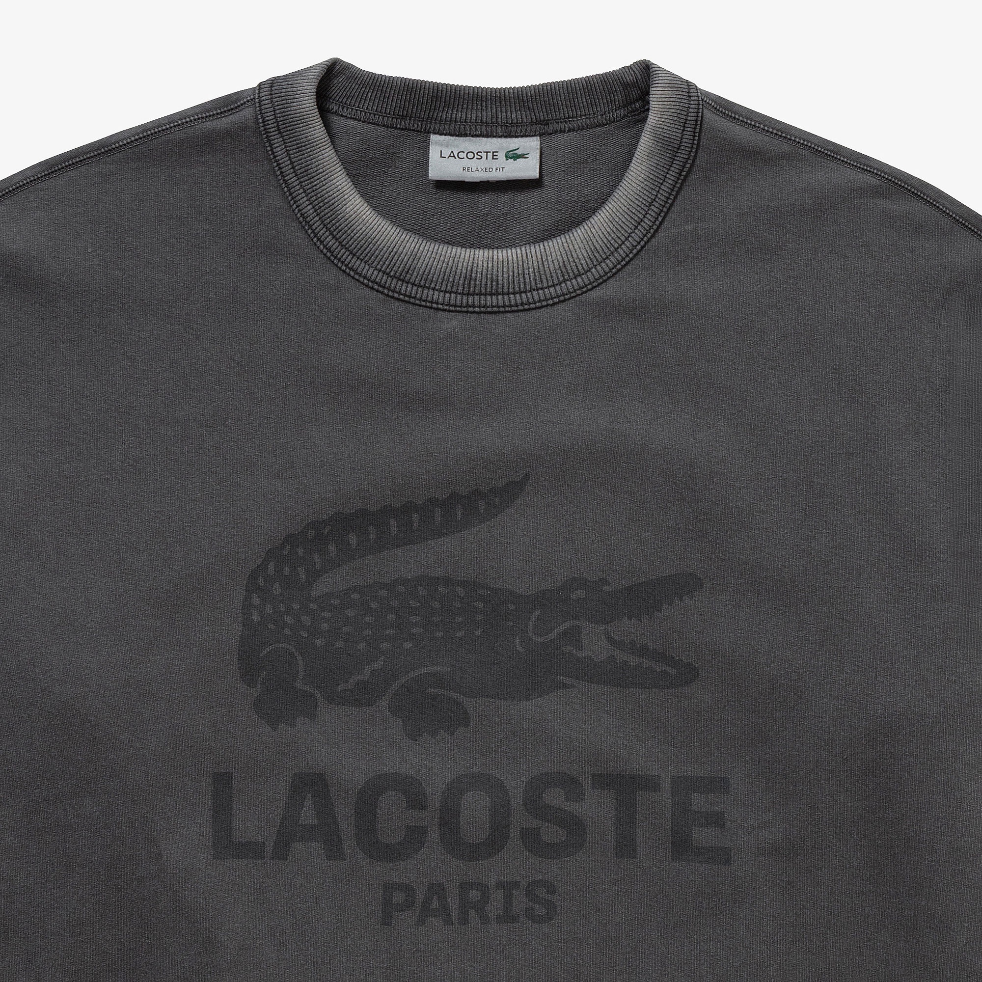 ビンテージエフェクト ロゴクルーネックスウェット