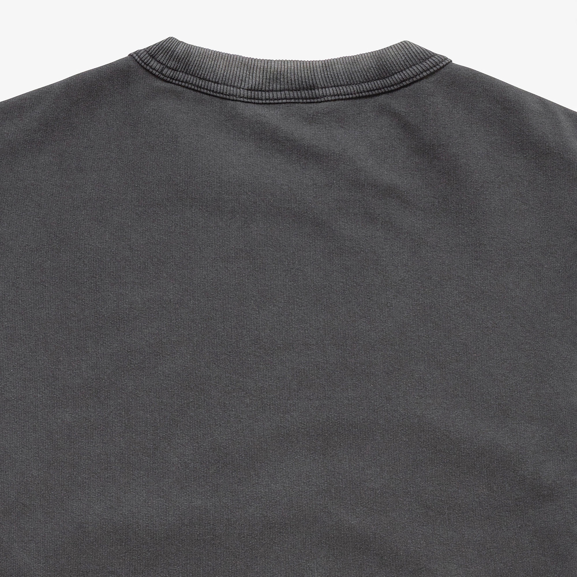 ビンテージエフェクト ロゴクルーネックスウェット