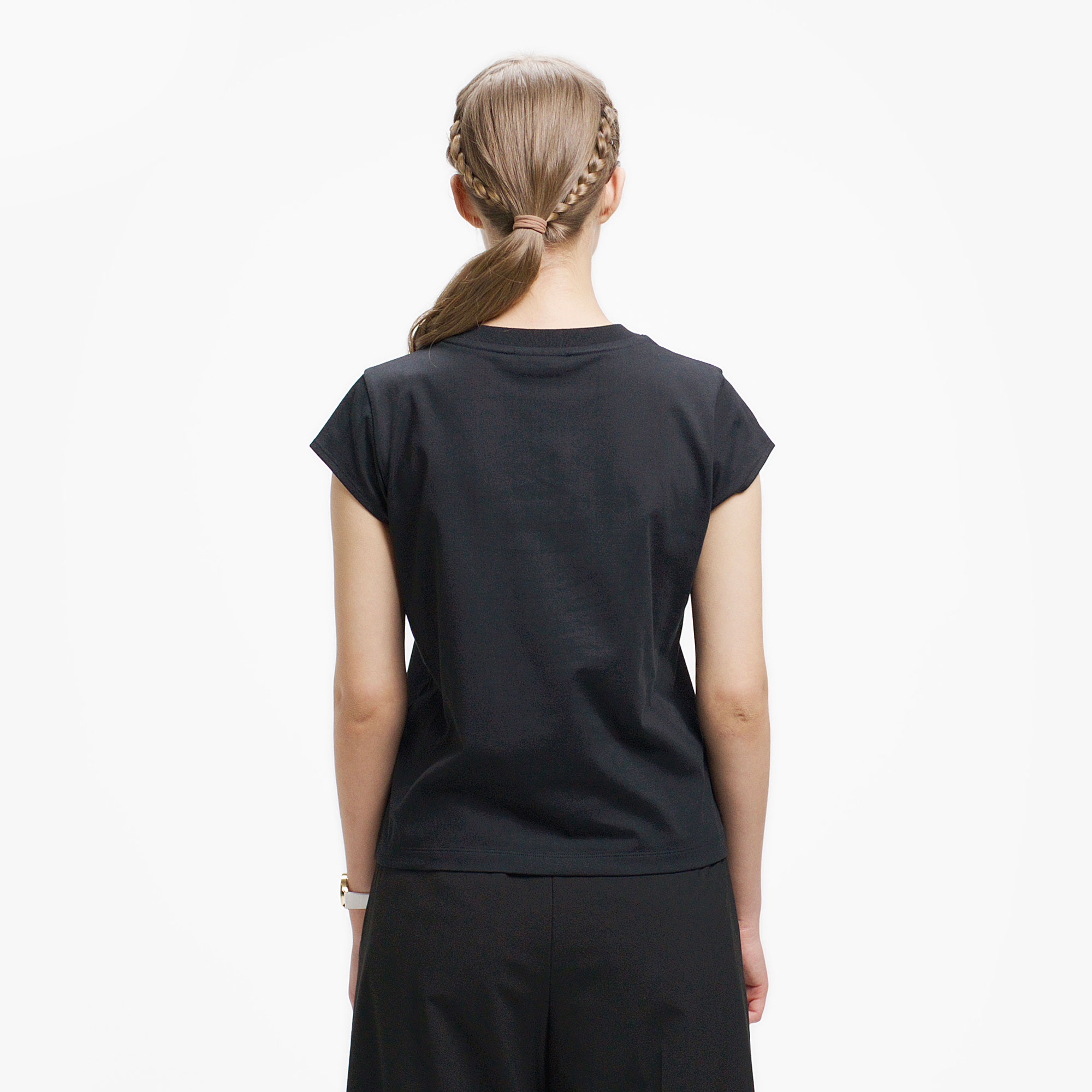 キャップスリーブTシャツ