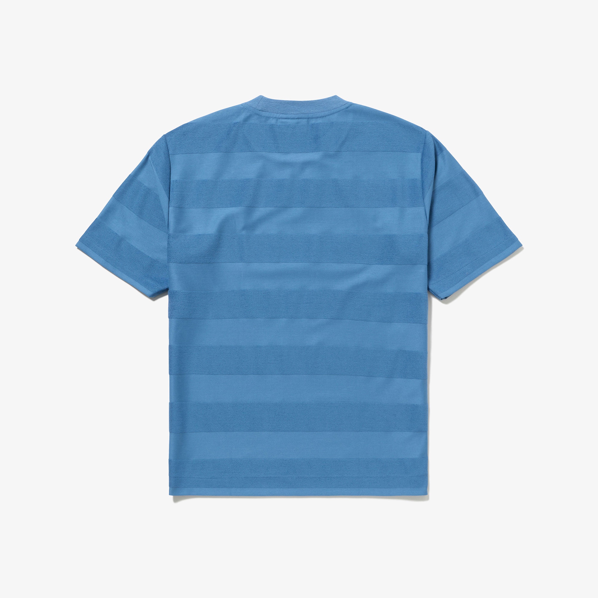 パイル地切り替え同色ボーダーTシャツ