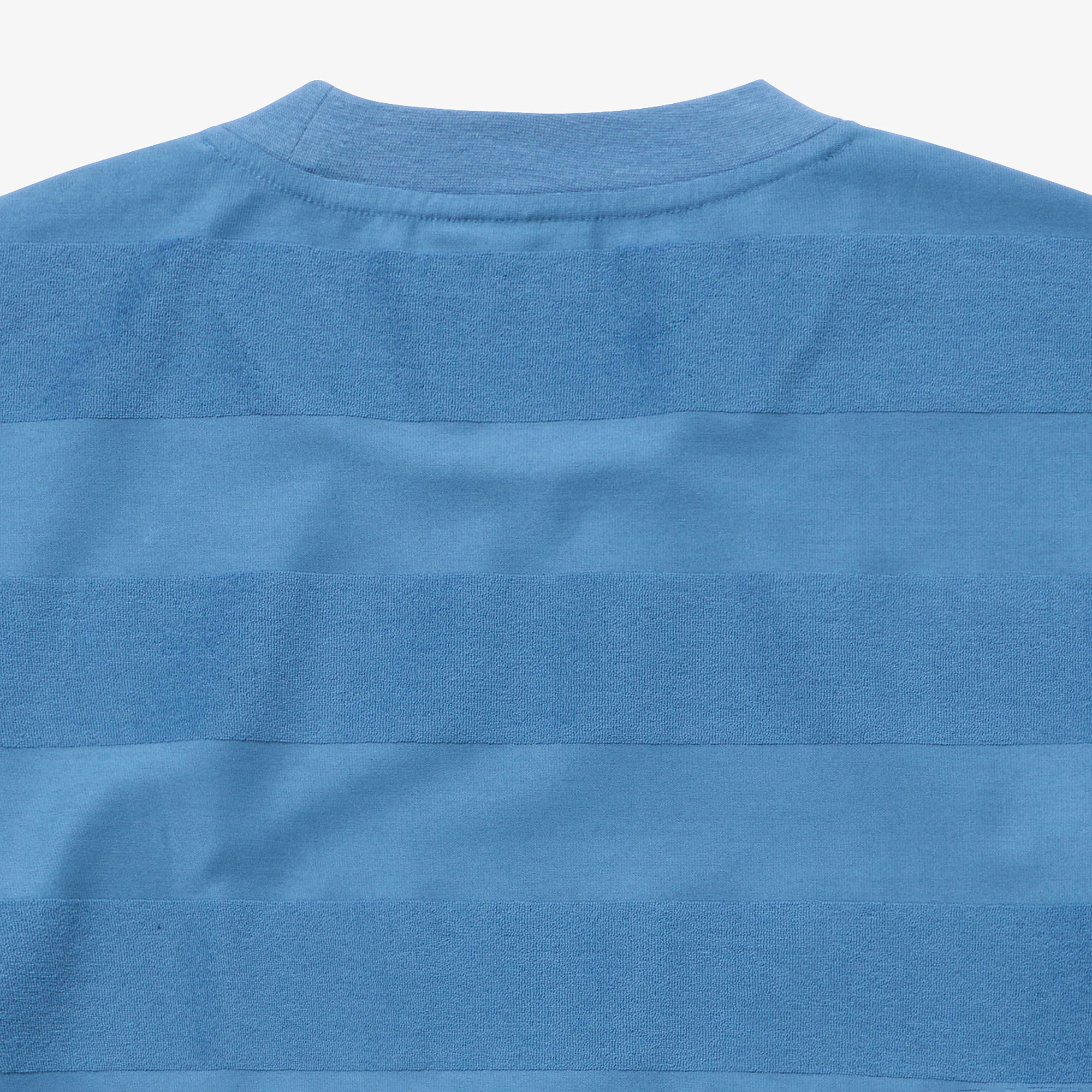 パイル地切り替え同色ボーダーTシャツ