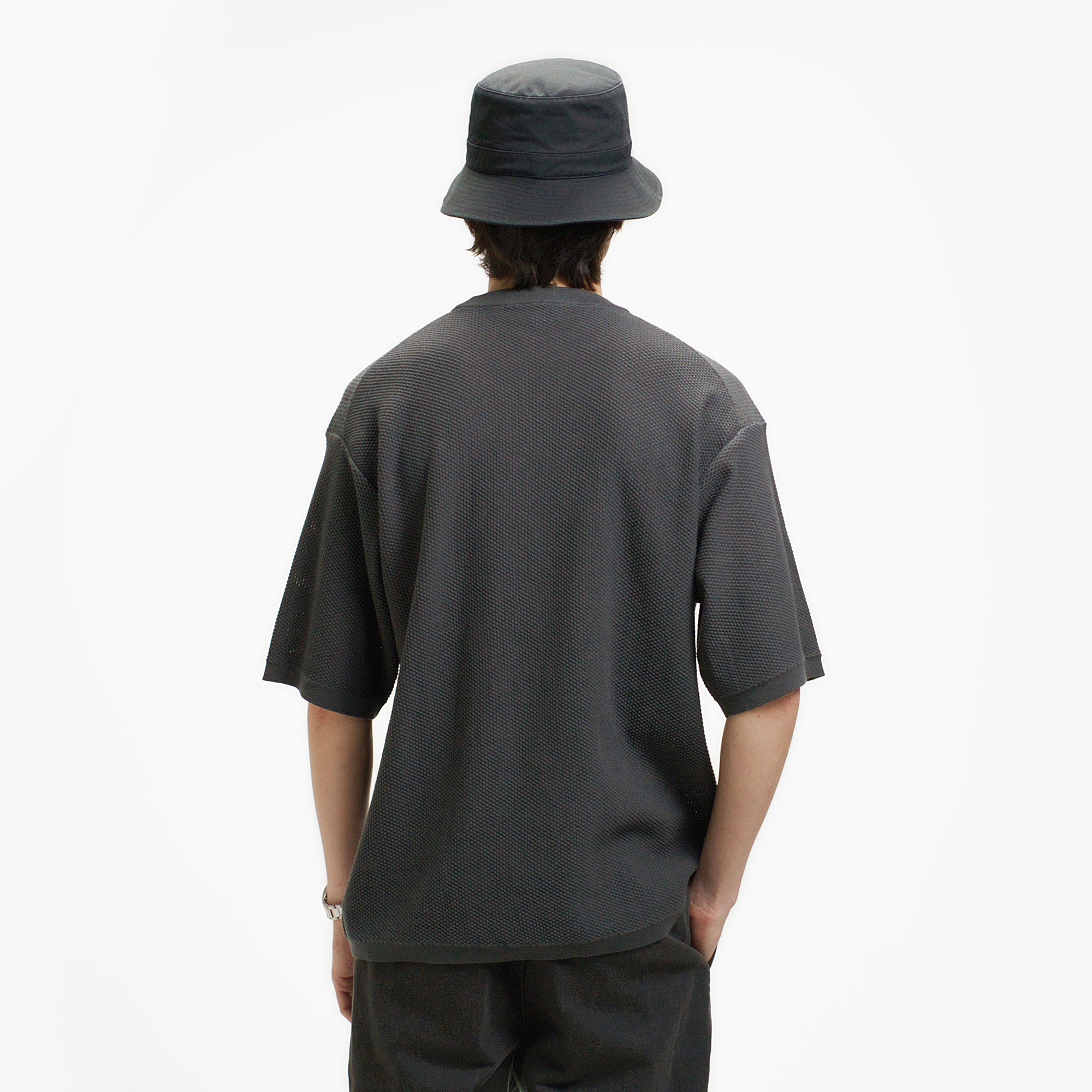 鹿の子メッシュニットTシャツ