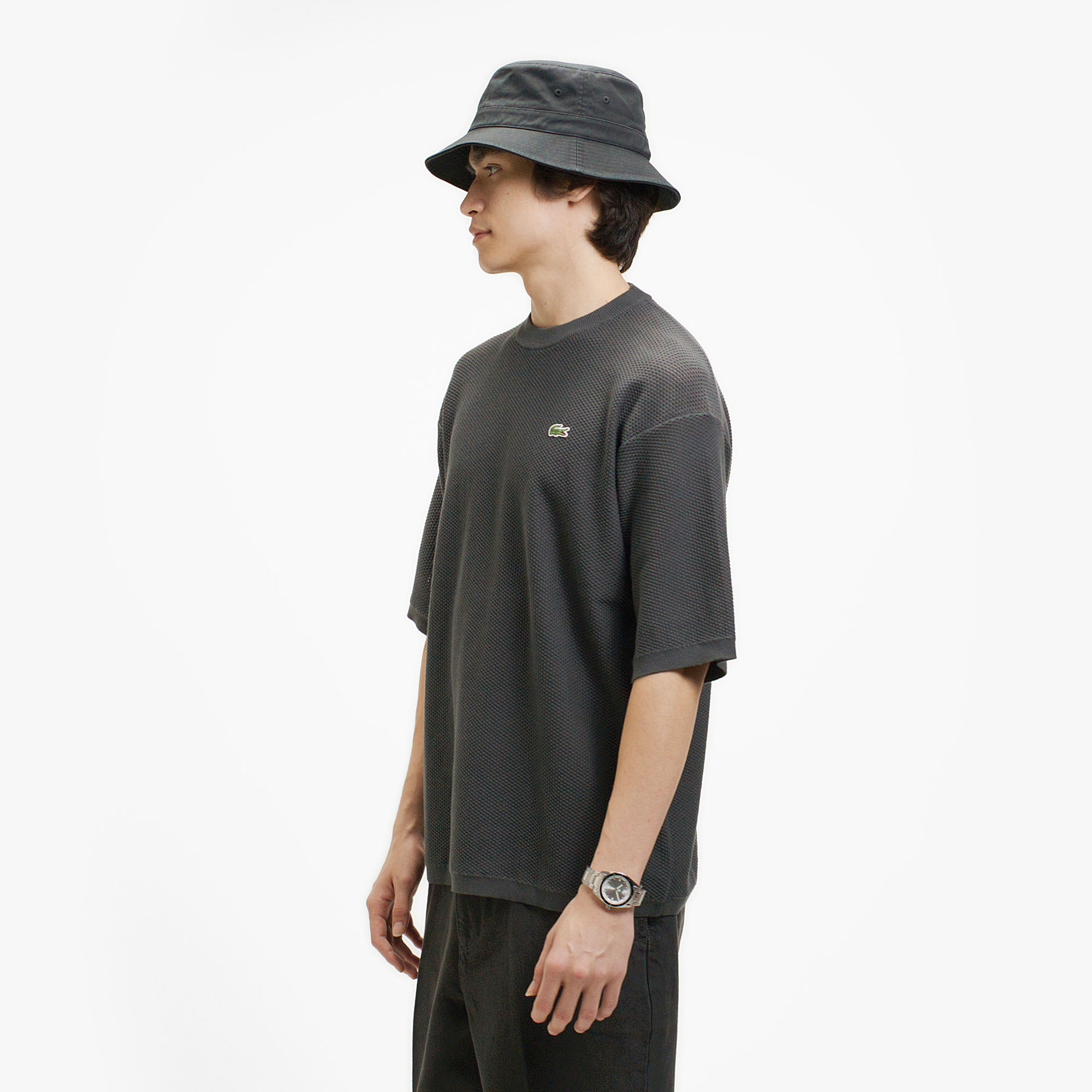 鹿の子メッシュニットTシャツ