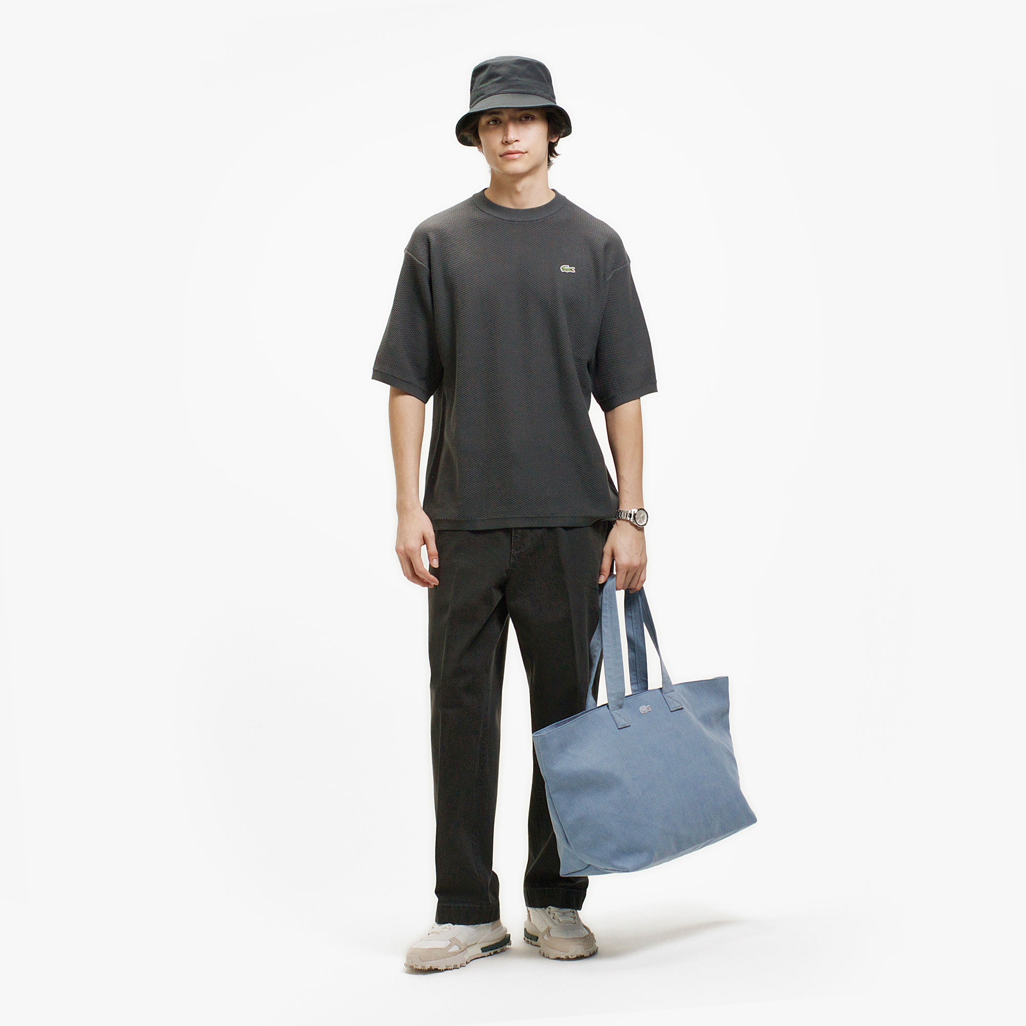 鹿の子メッシュニットTシャツ