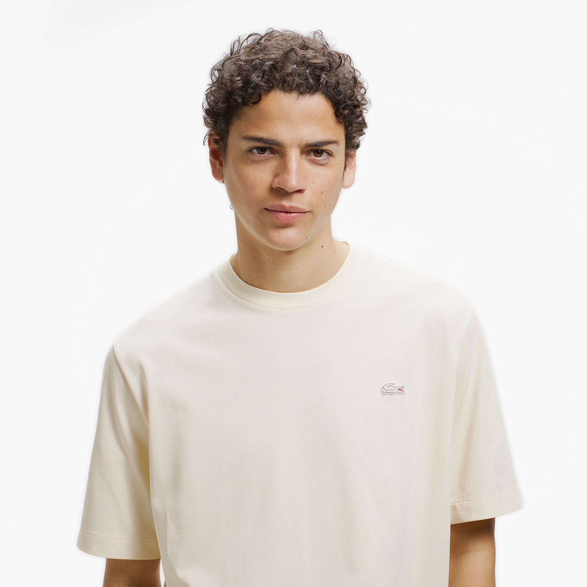 ワンポイントロゴクルーネックTシャツ