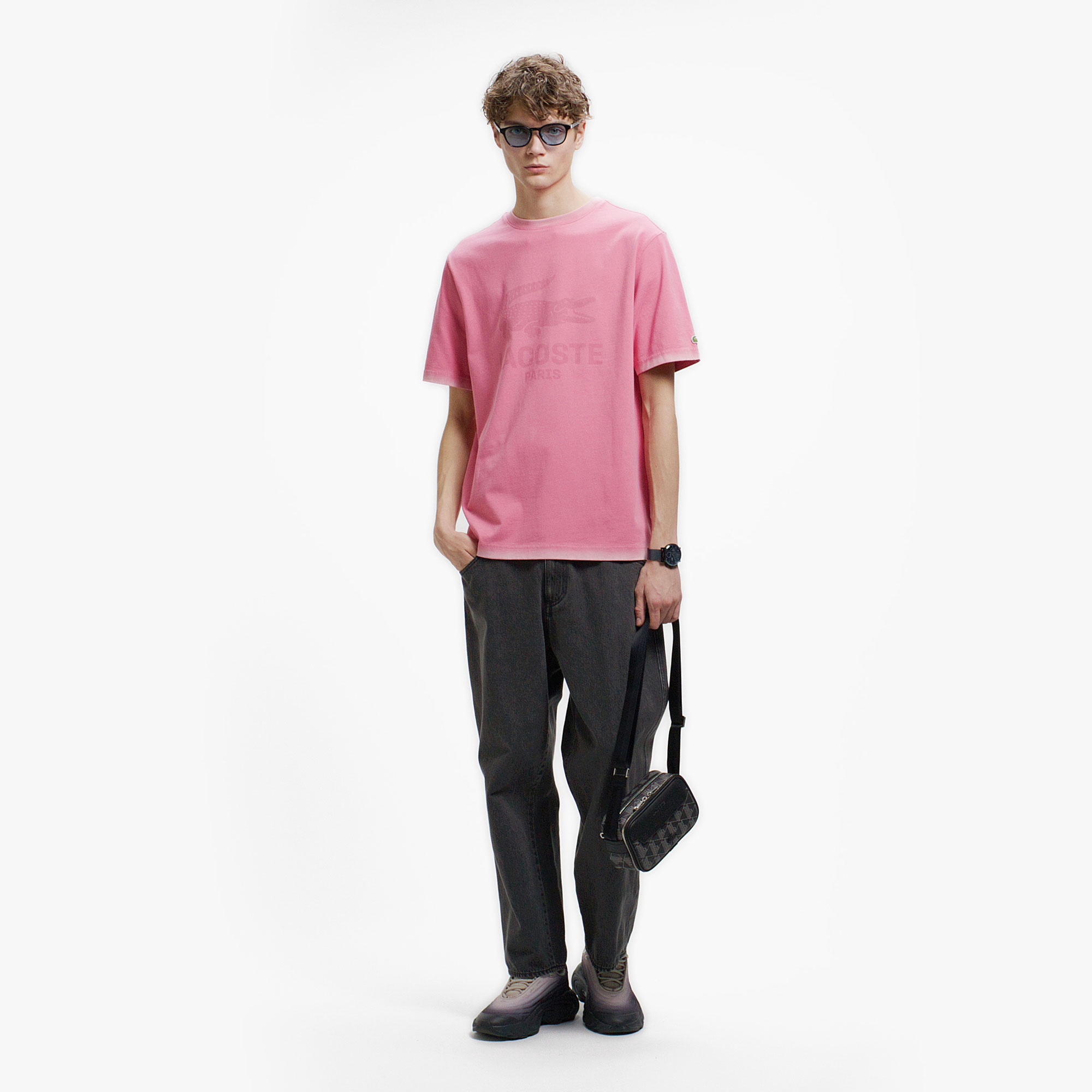 ビンテージエフェクト ロゴTシャツ