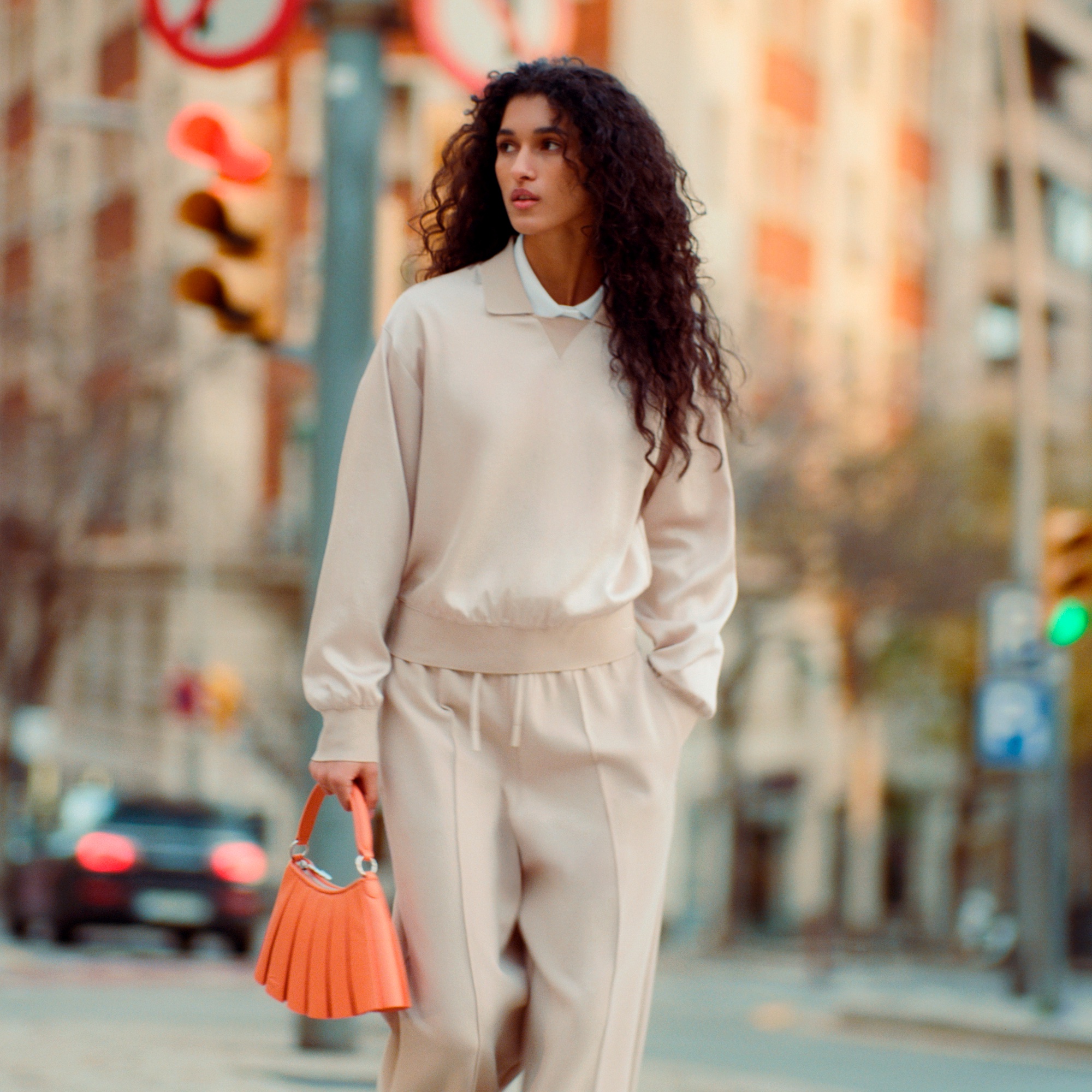 ランラン レザーショルダーバッグ