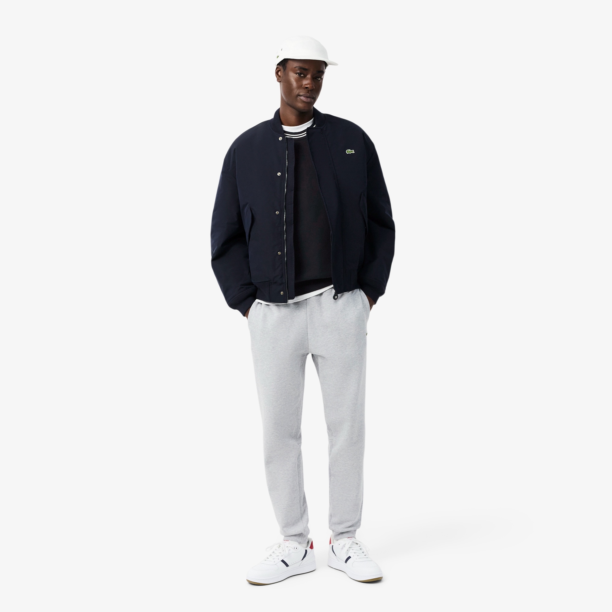 ラインリブニットTシャツ