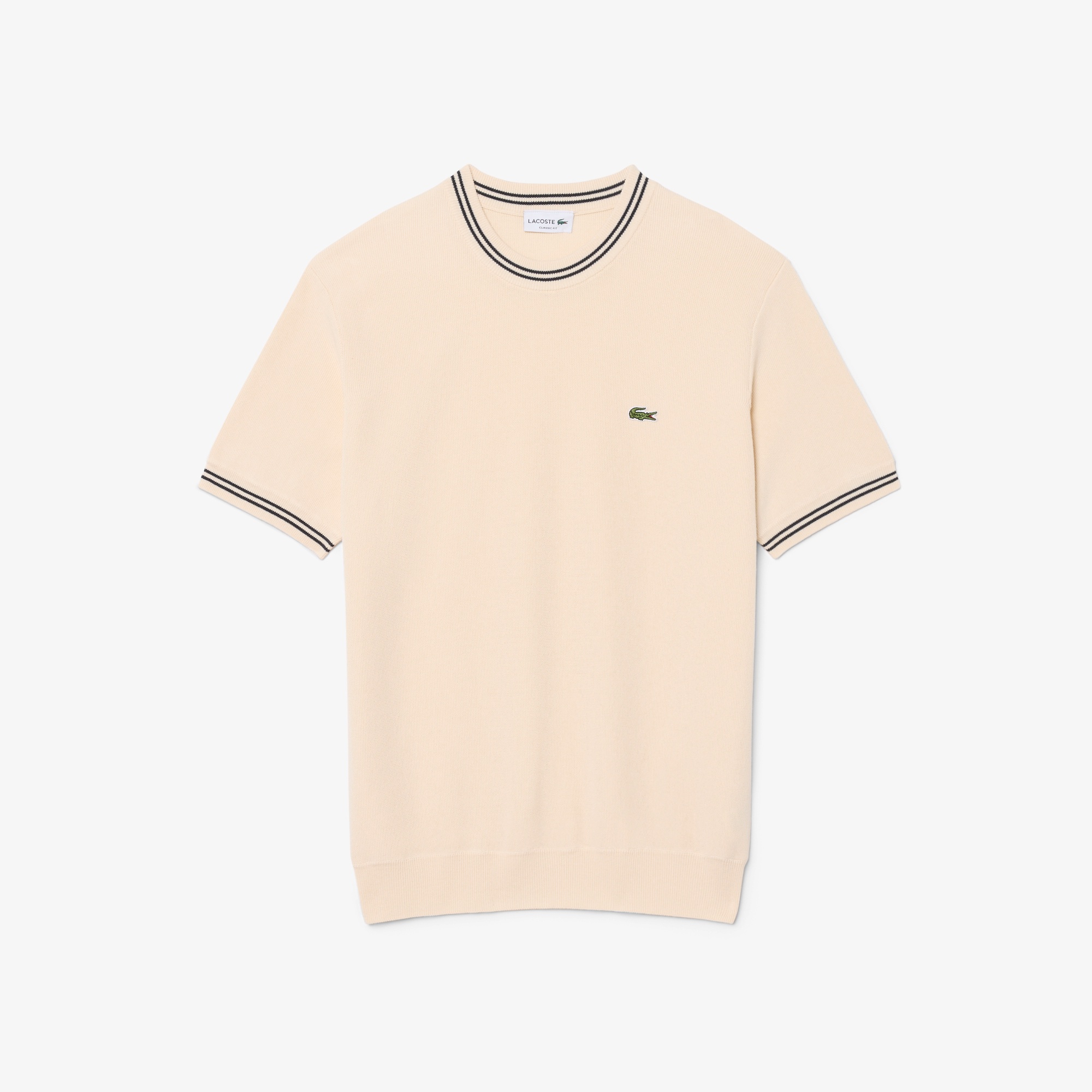 ラインリブニットTシャツ