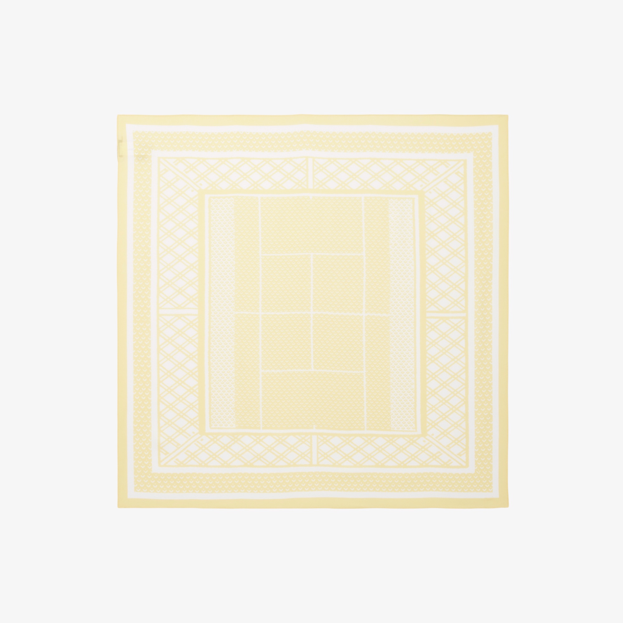 テニスコートプリントスカーフ