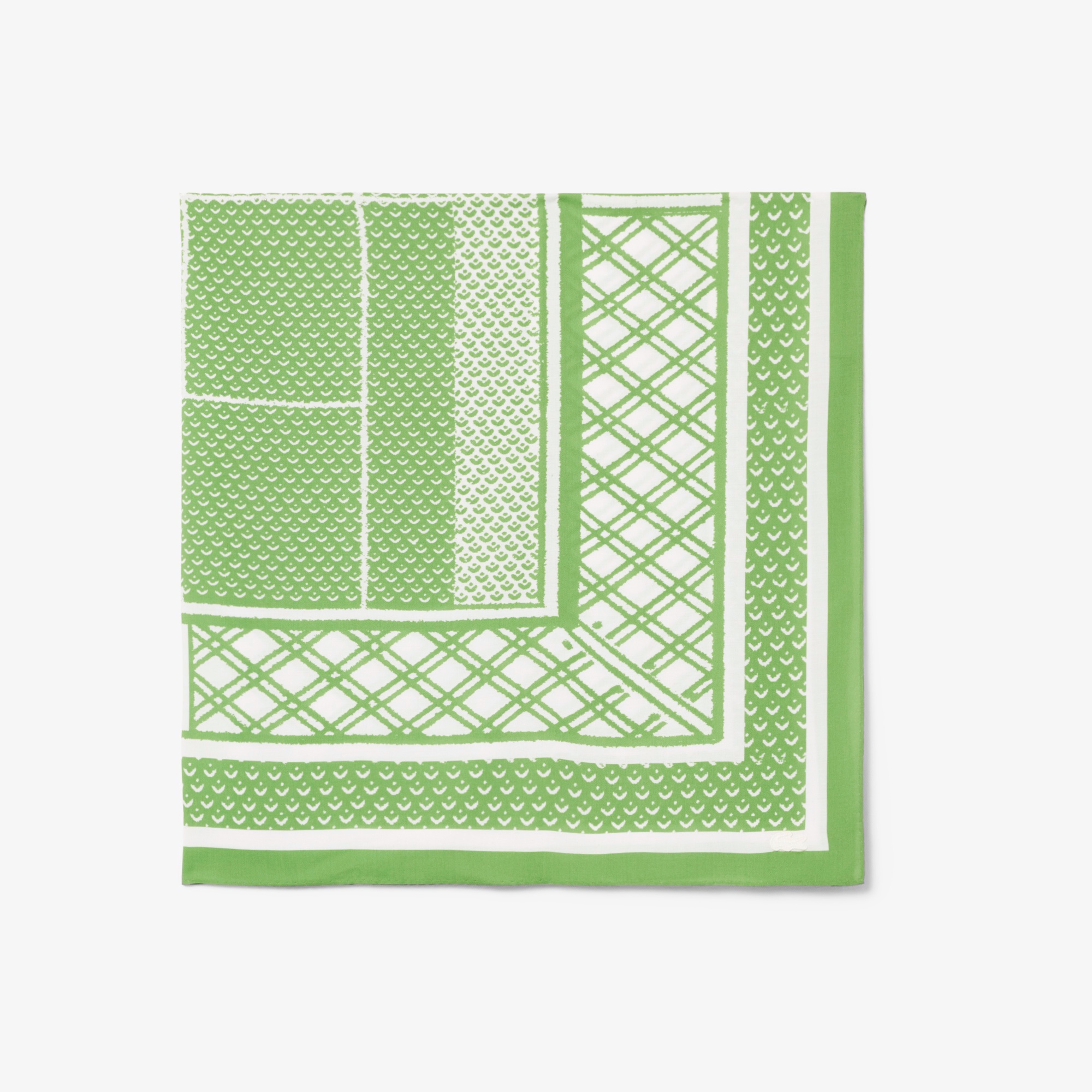 テニスコートプリントスカーフ