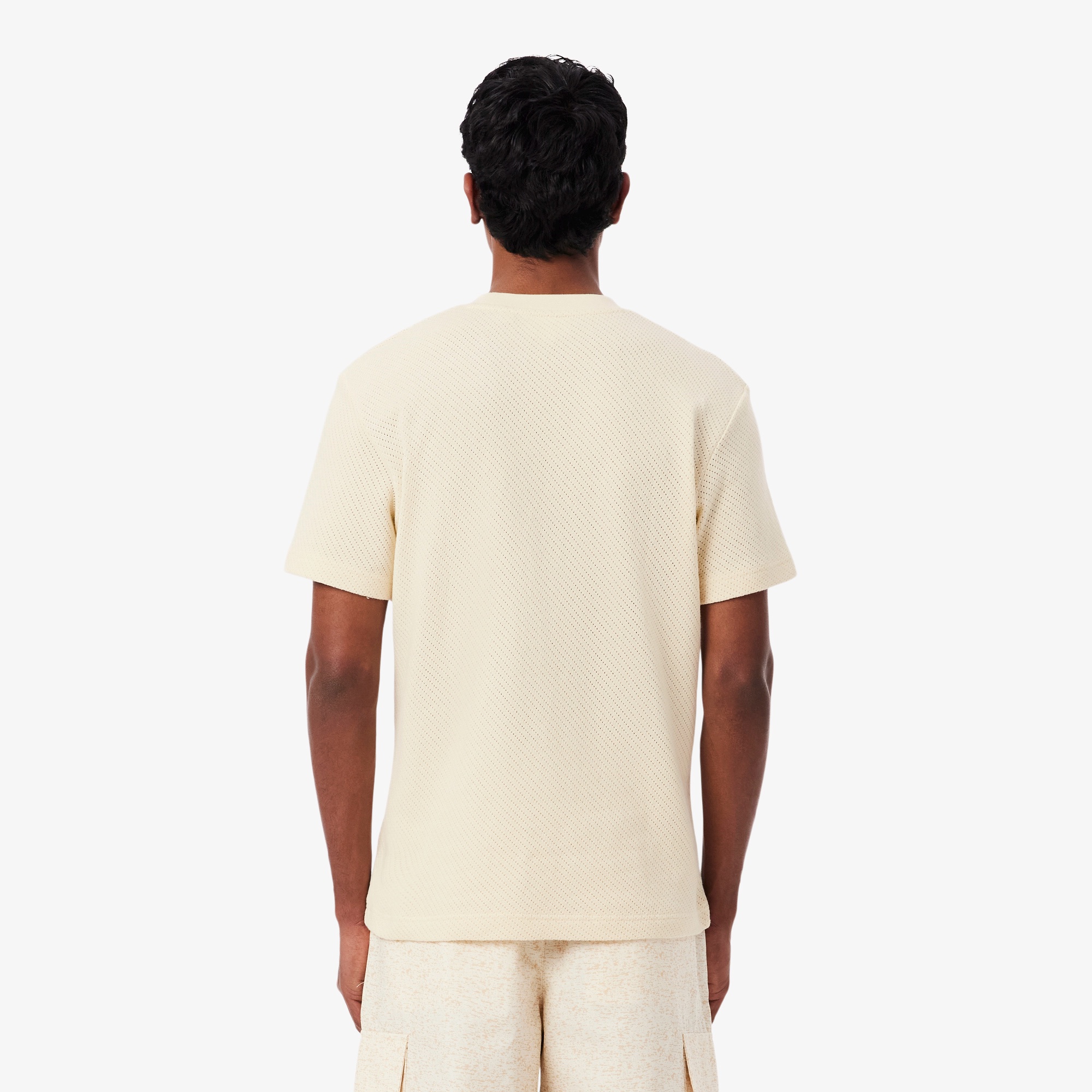 コットンメッシュニットTシャツ