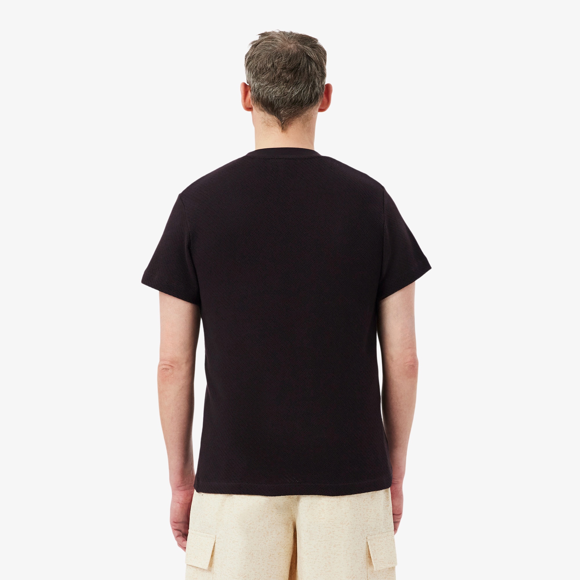 コットンメッシュニットTシャツ