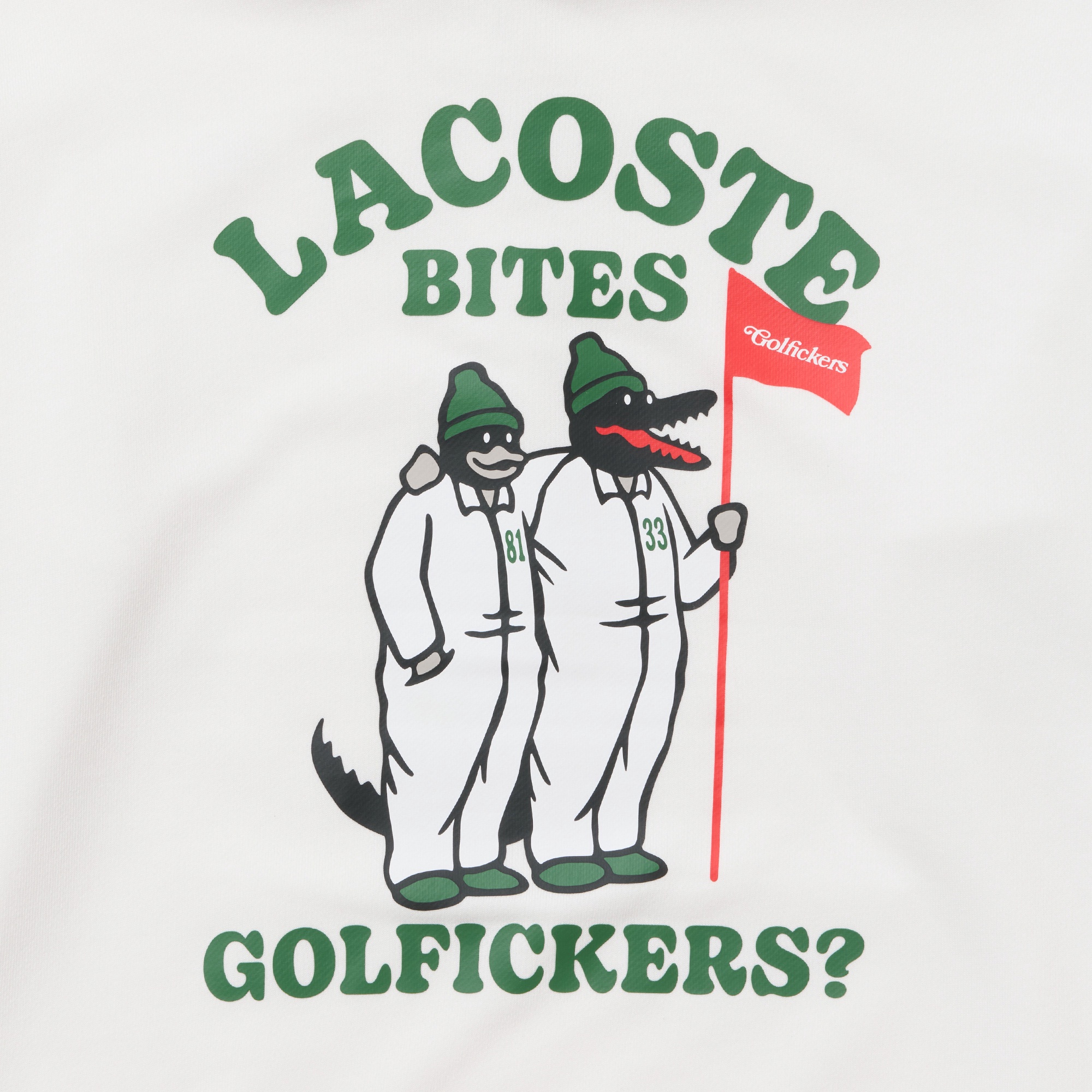 LACOSTE × GOLFICKERS フーディー