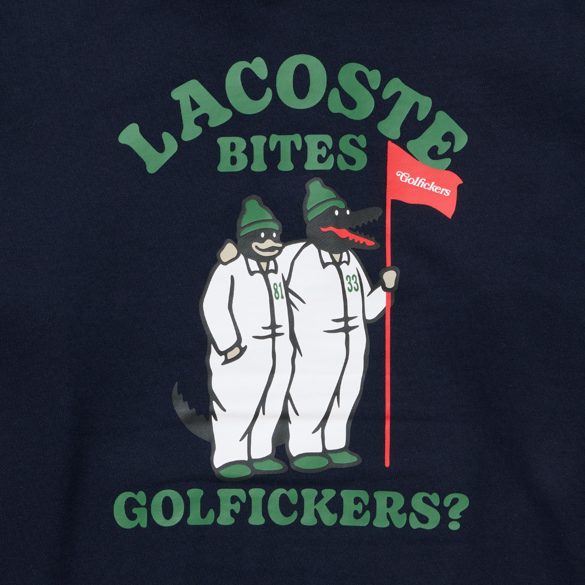 LACOSTE × GOLFICKERS フーディー