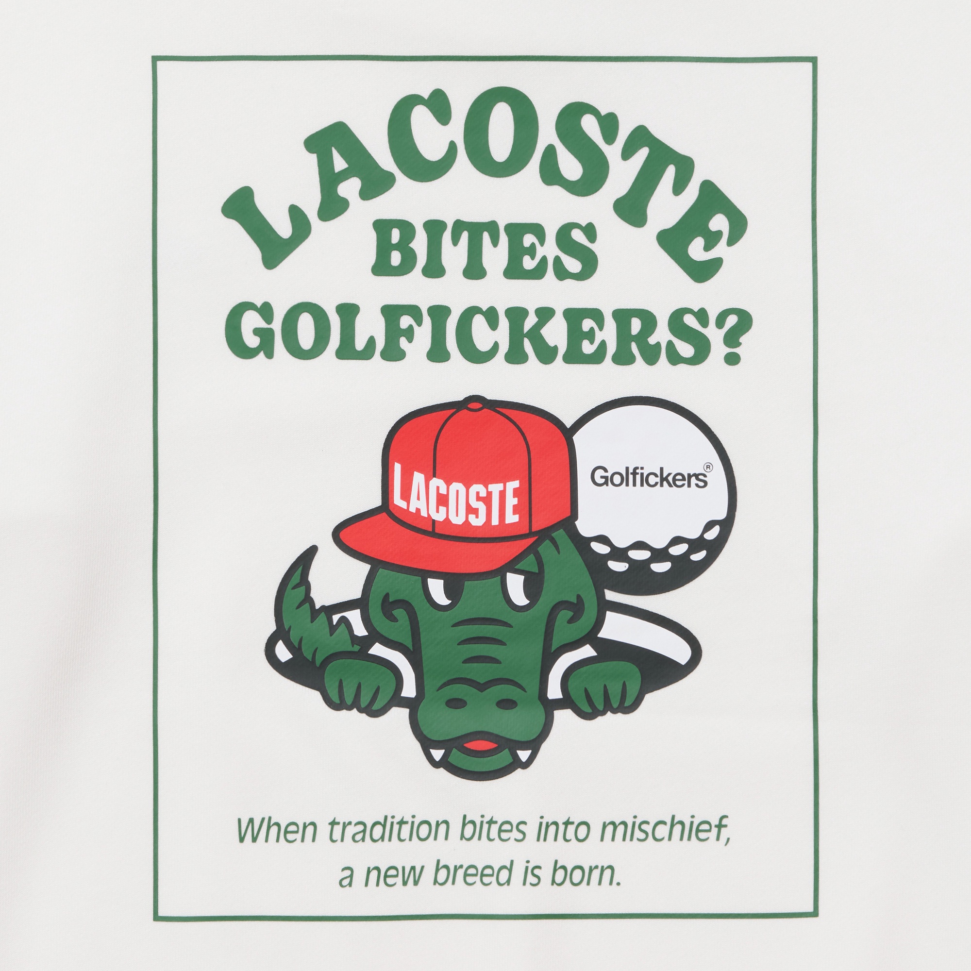 LACOSTE × GOLFICKERS スウェット