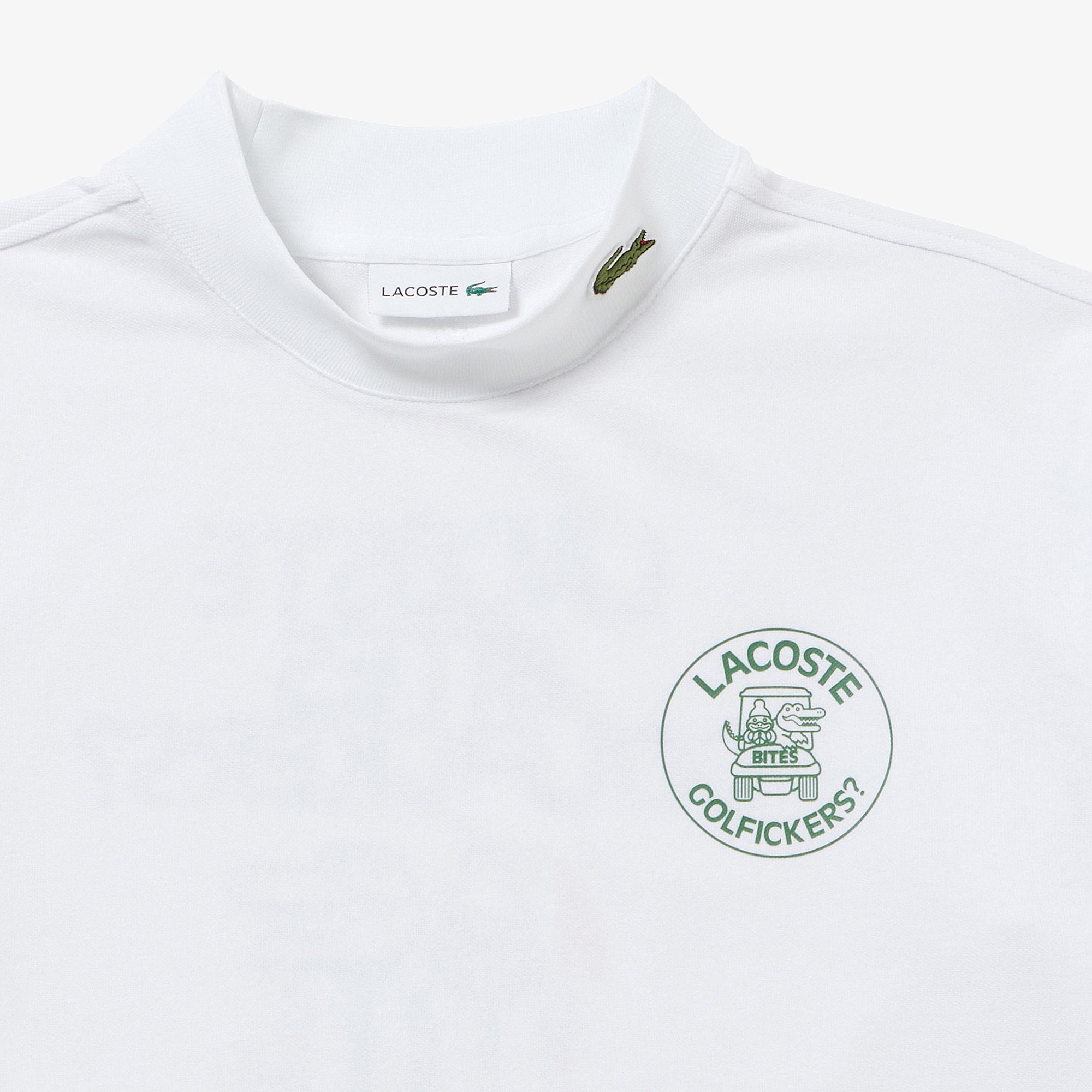 LACOSTE × GOLFICKERS モックネックT シャツ