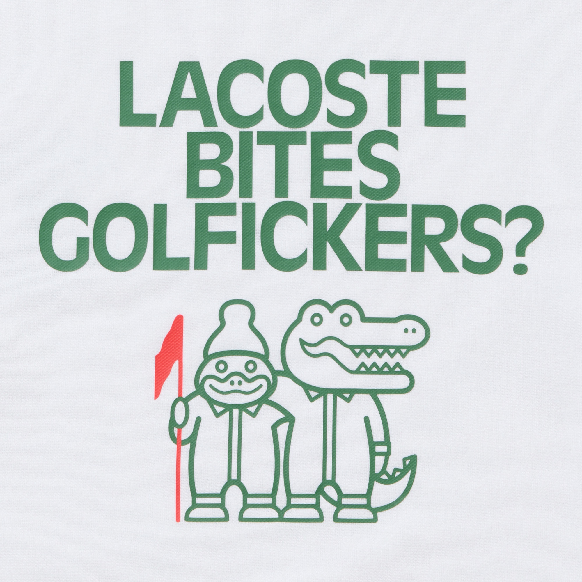 LACOSTE × GOLFICKERS モックネックT シャツ