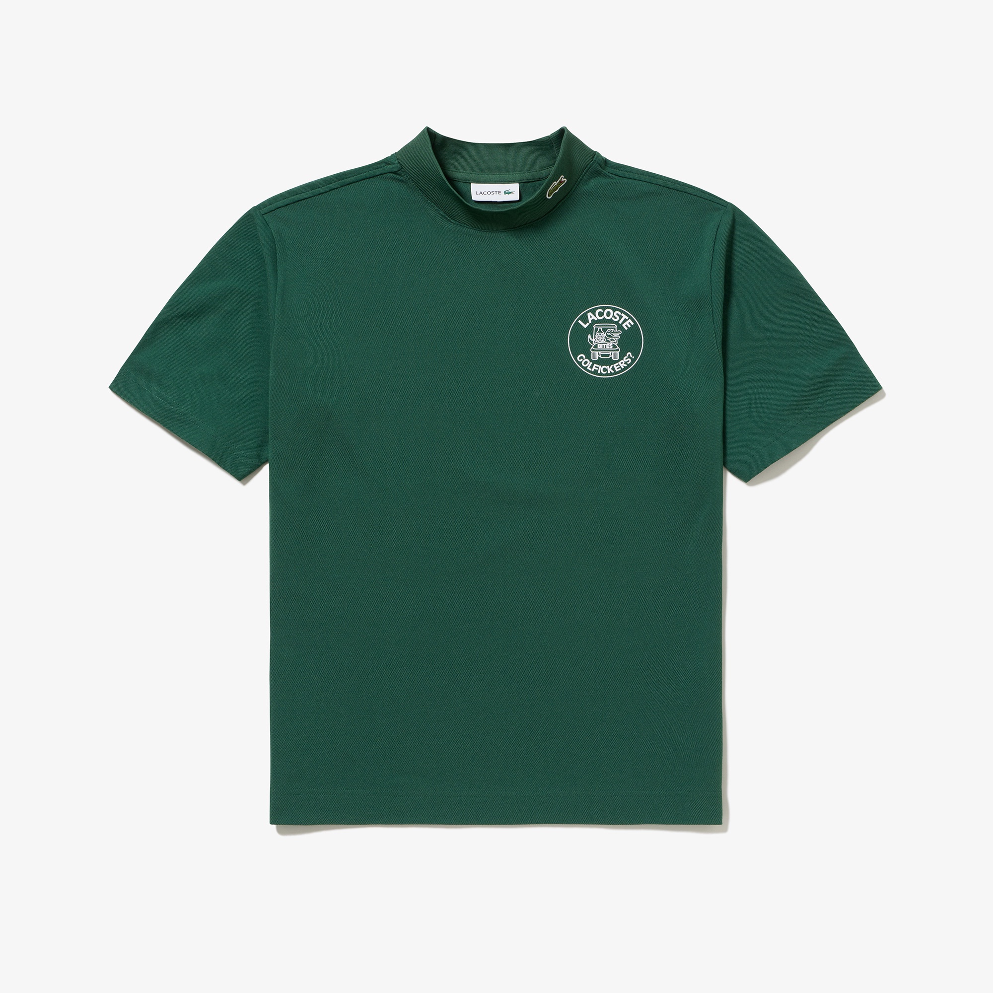 LACOSTE × GOLFICKERS モックネックT シャツ