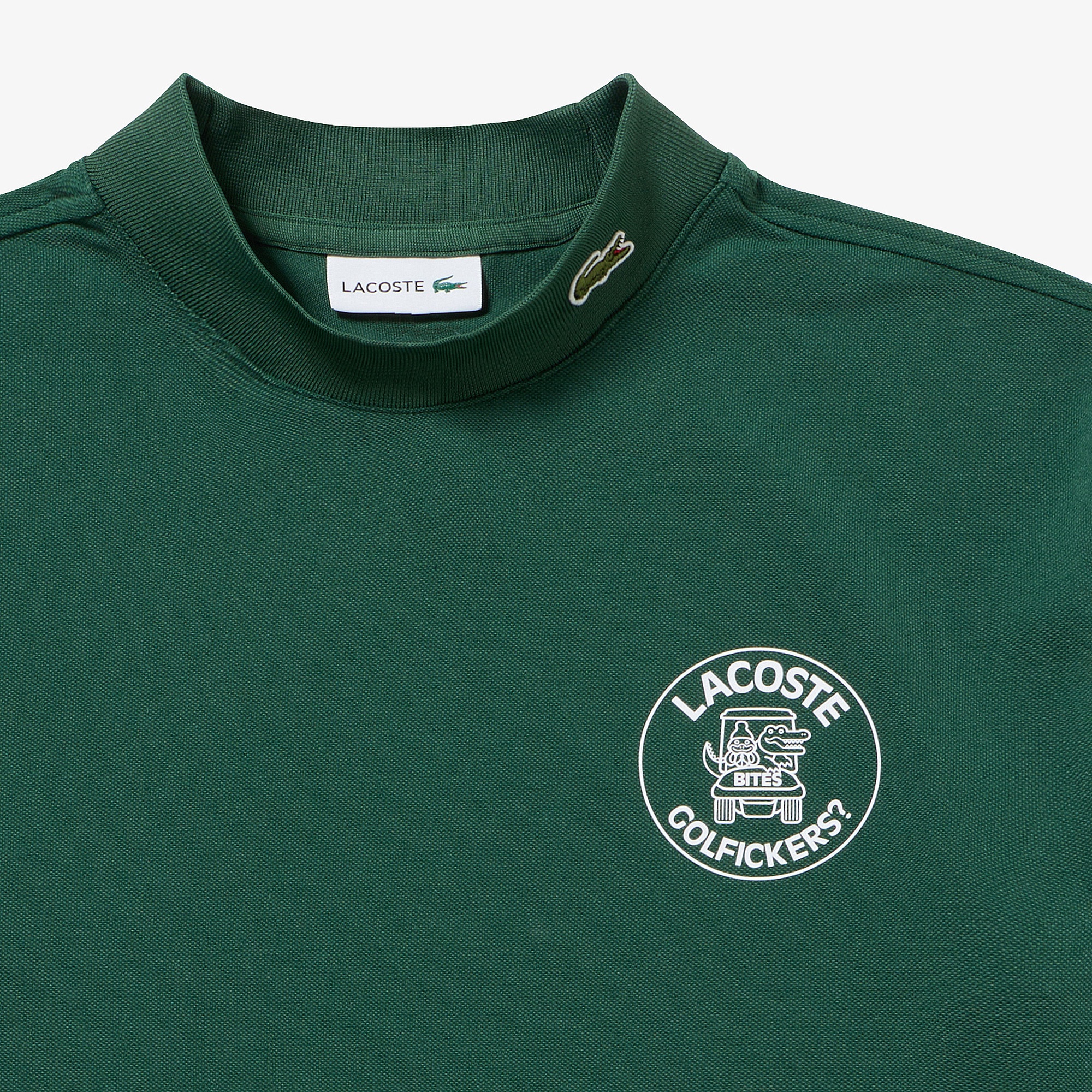 LACOSTE × GOLFICKERS モックネックT シャツ