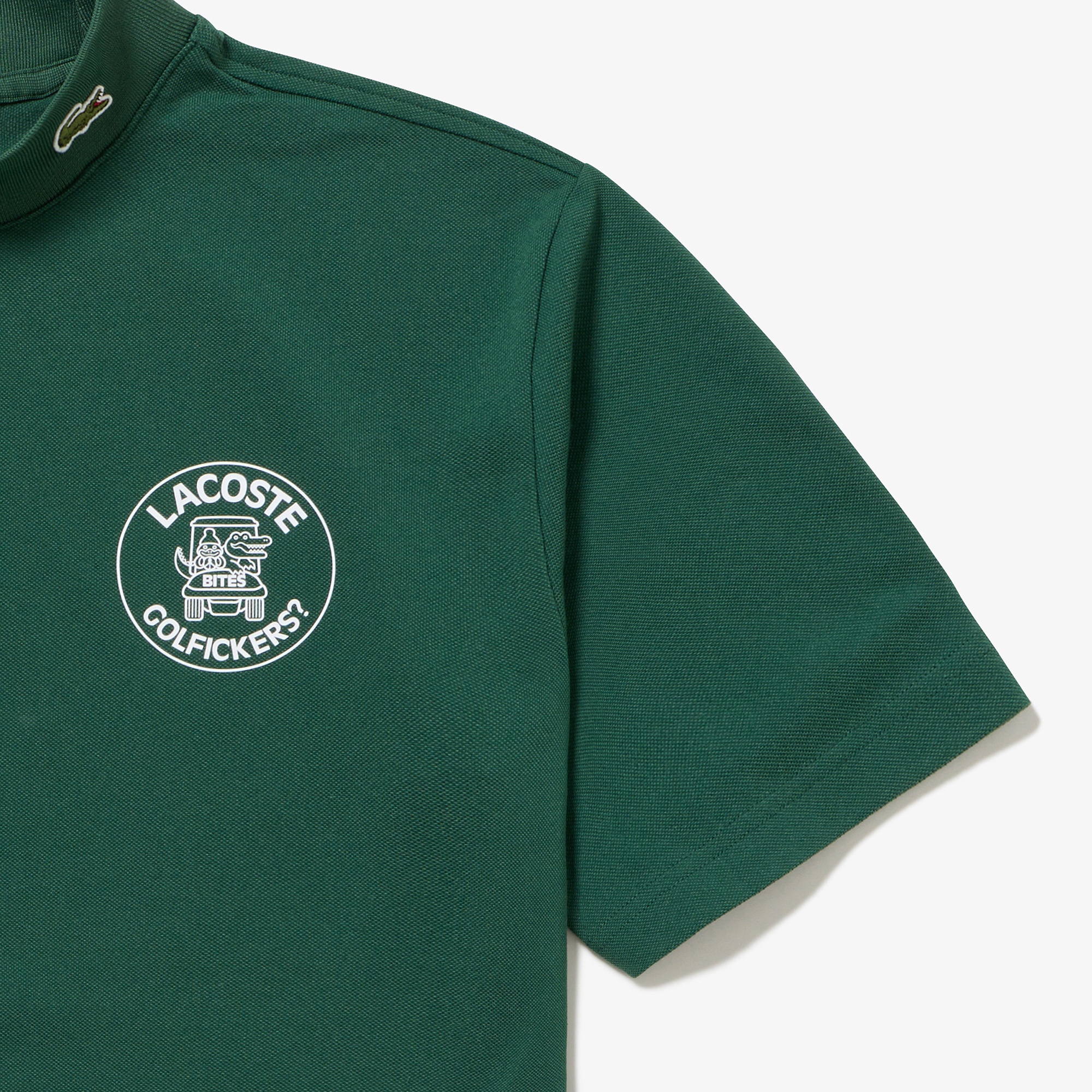 LACOSTE × GOLFICKERS モックネックT シャツ