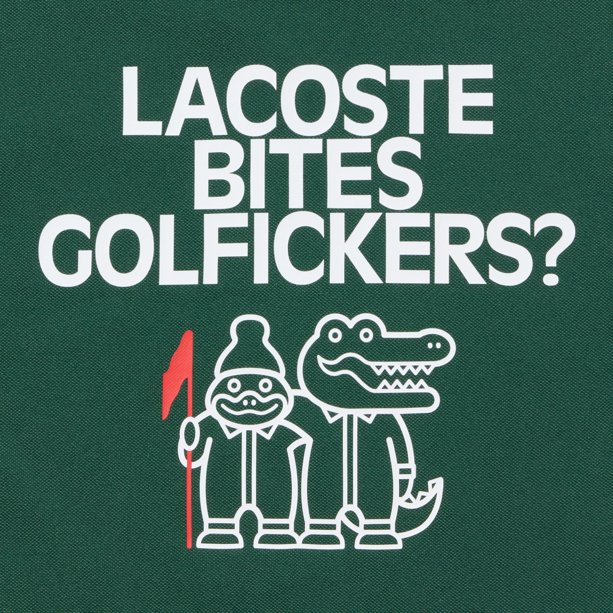 LACOSTE × GOLFICKERS モックネックT シャツ