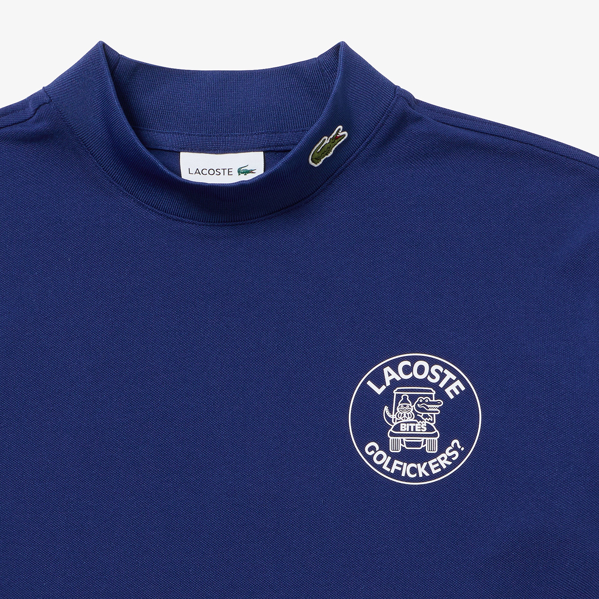LACOSTE × GOLFICKERS モックネックT シャツ