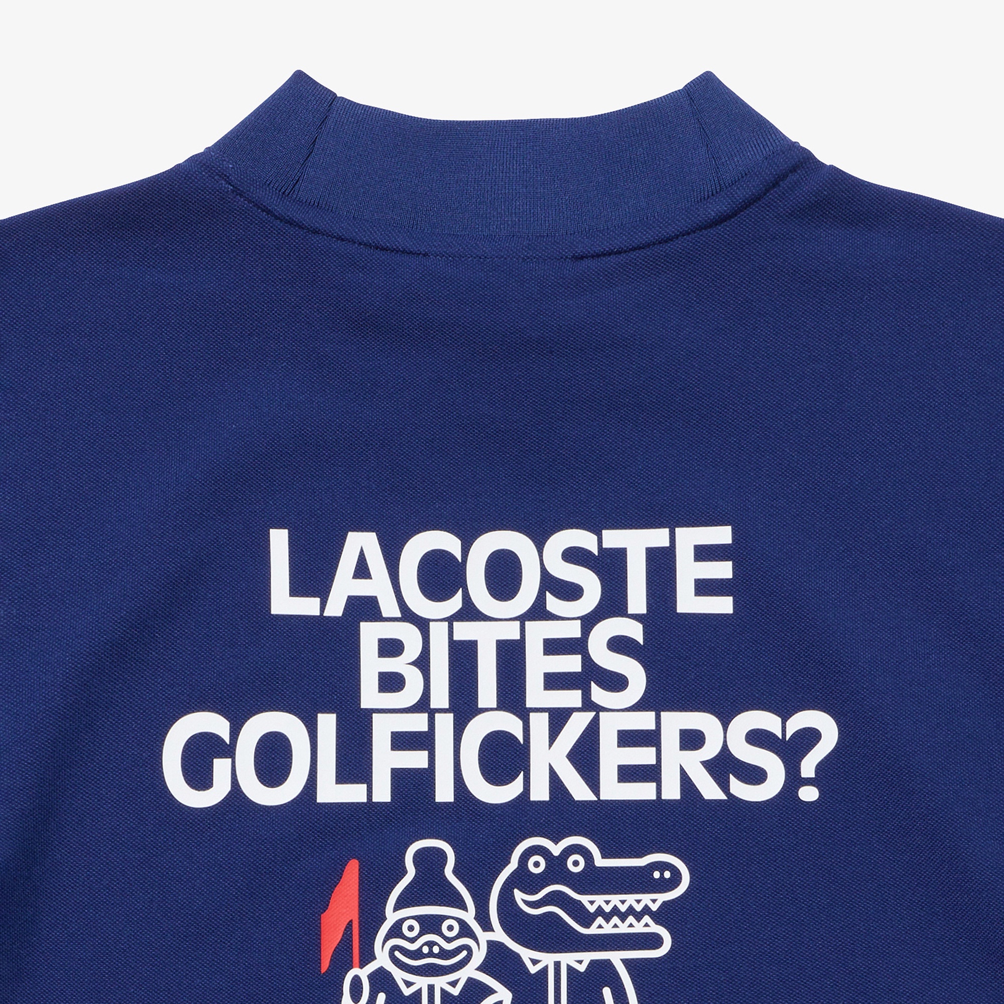 LACOSTE × GOLFICKERS モックネックT シャツ