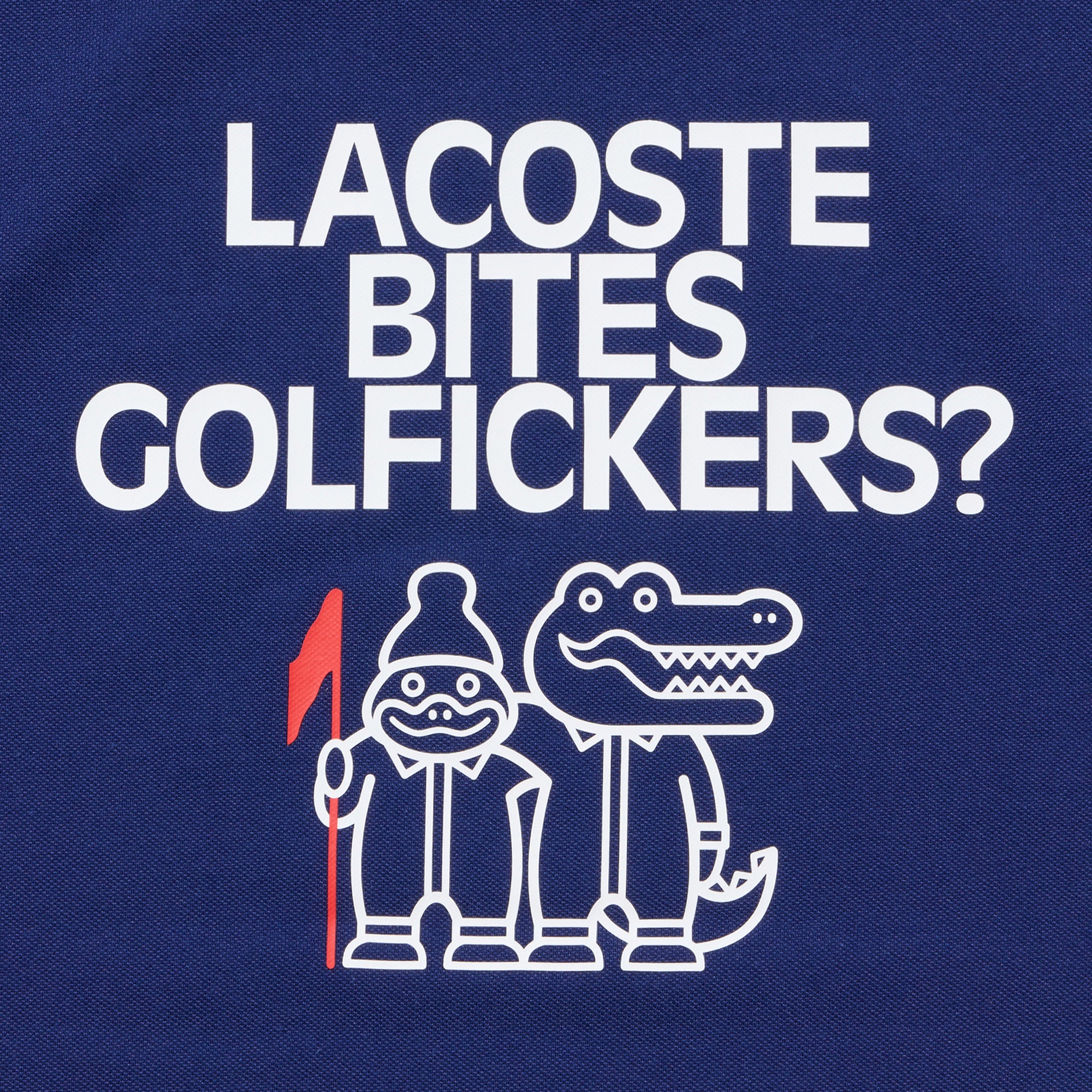 LACOSTE × GOLFICKERS モックネックT シャツ