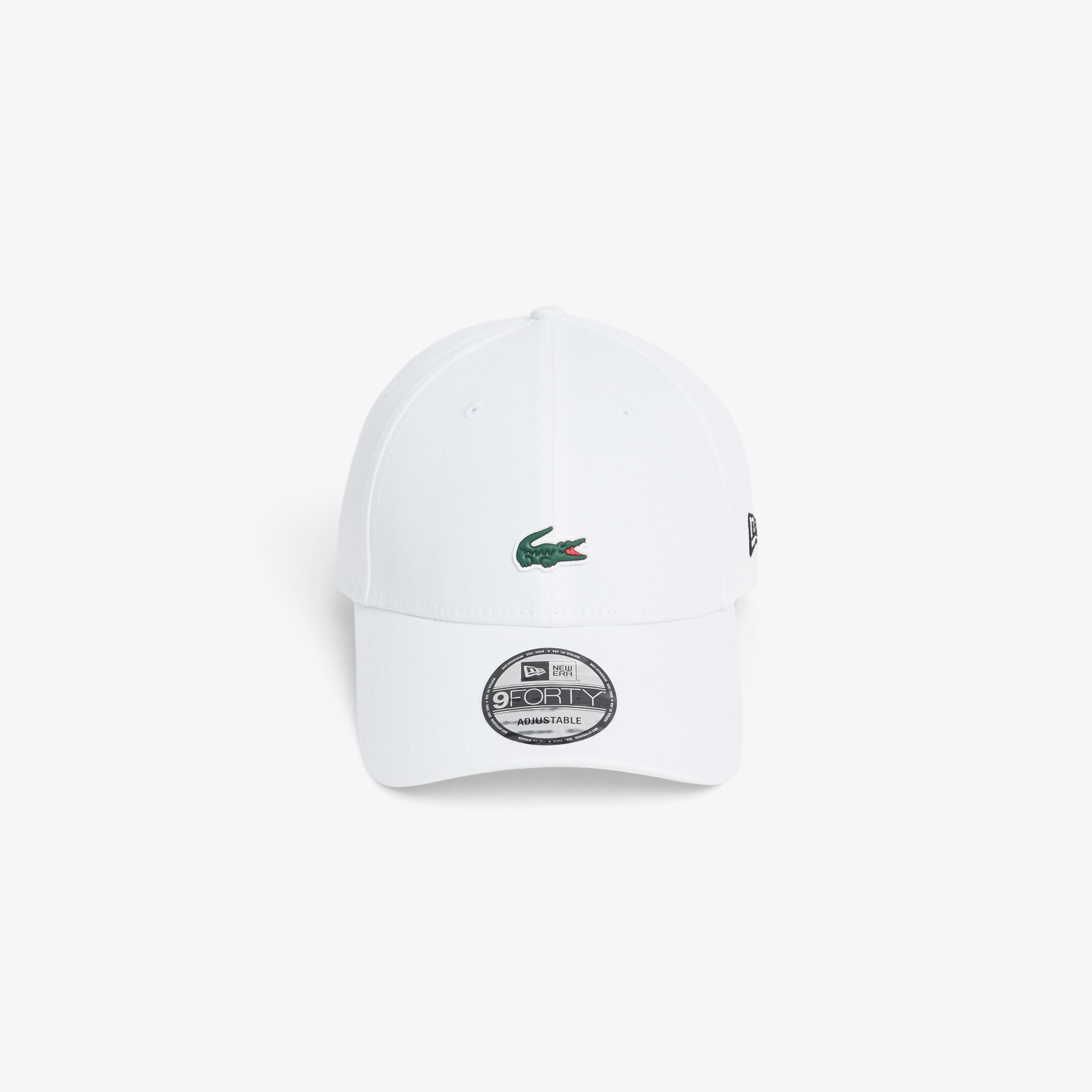 ラコステ×ニューエラ 9FORTY ワニロゴワンポイントキャップ