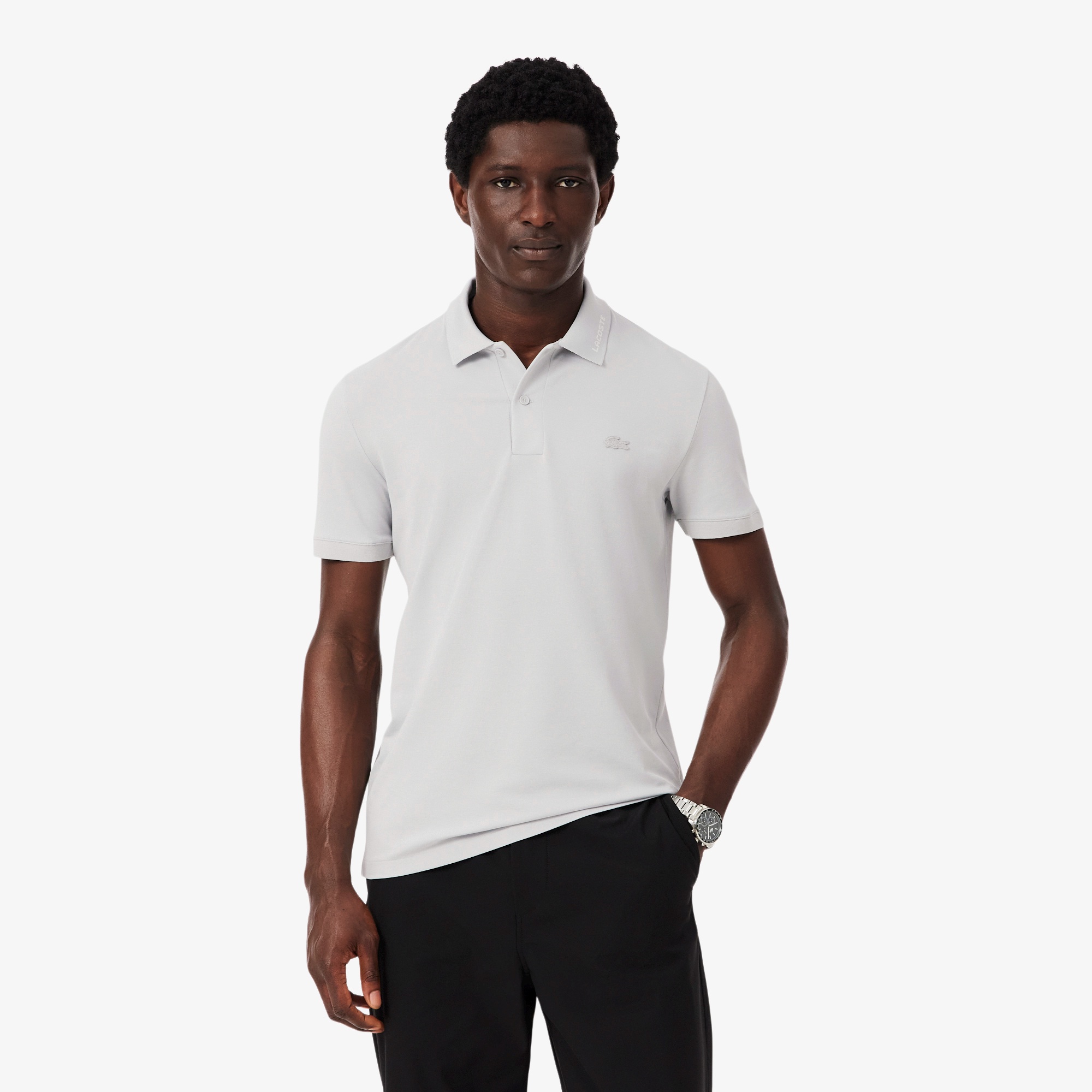 ネームジャカードカラーポロシャツ