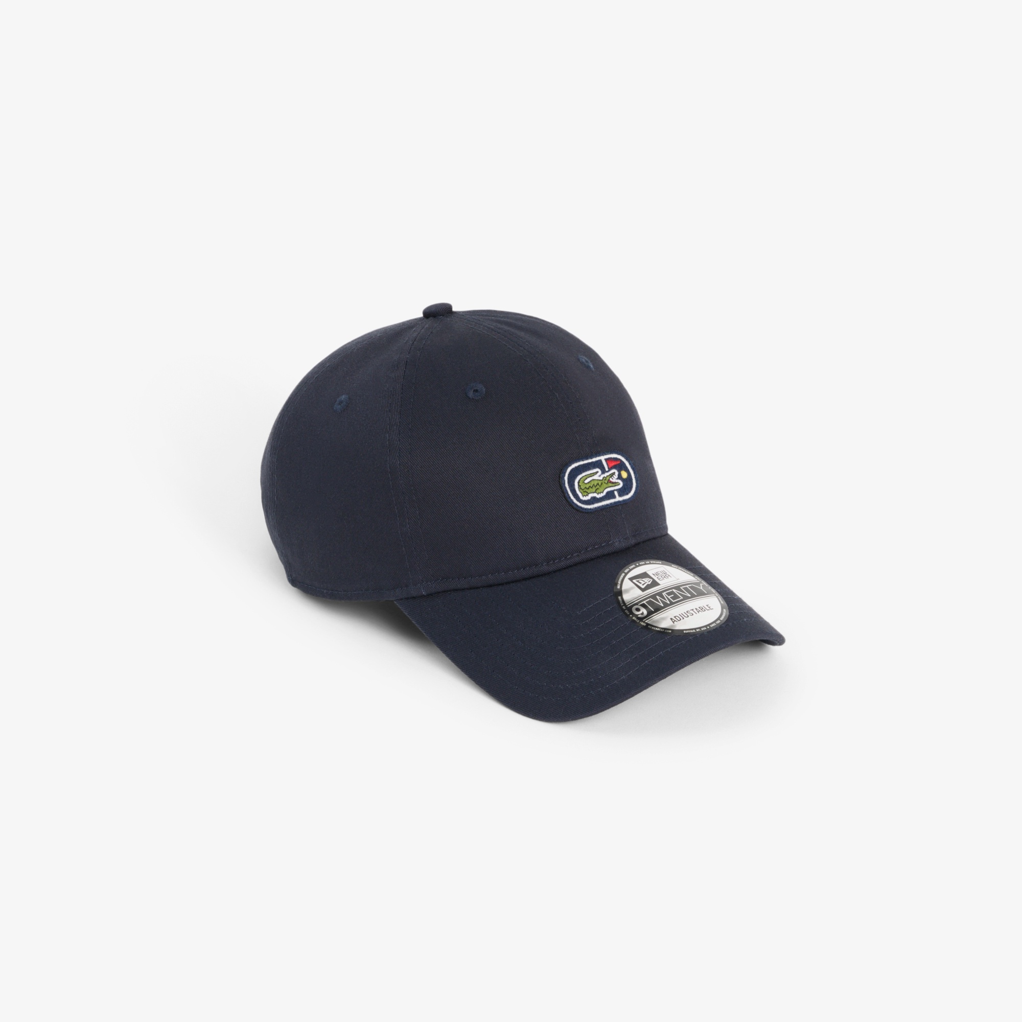 ラコステ×ニューエラ 9TWENTY ゴルフ&ワニロゴワッペンキャップ