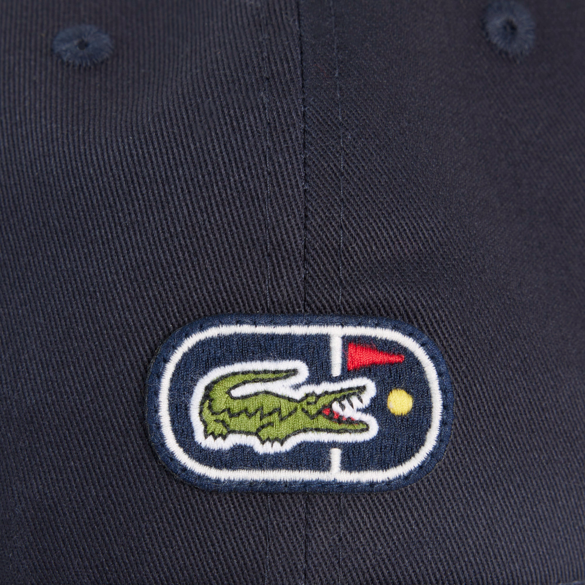 ラコステ×ニューエラ 9TWENTY ゴルフ&ワニロゴワッペンキャップ