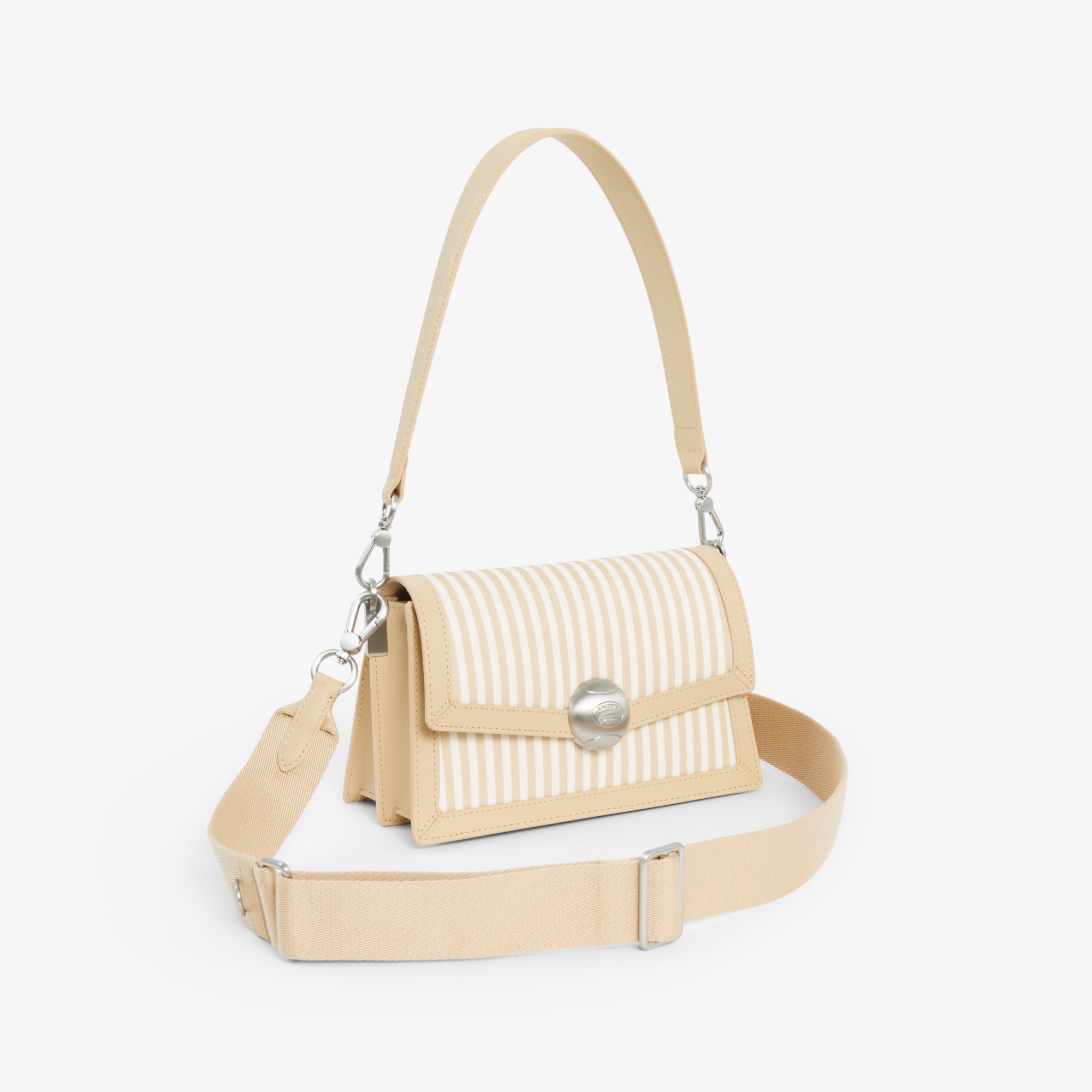 サマーパック テニスボールモチーフキャンバスショルダーバッグ