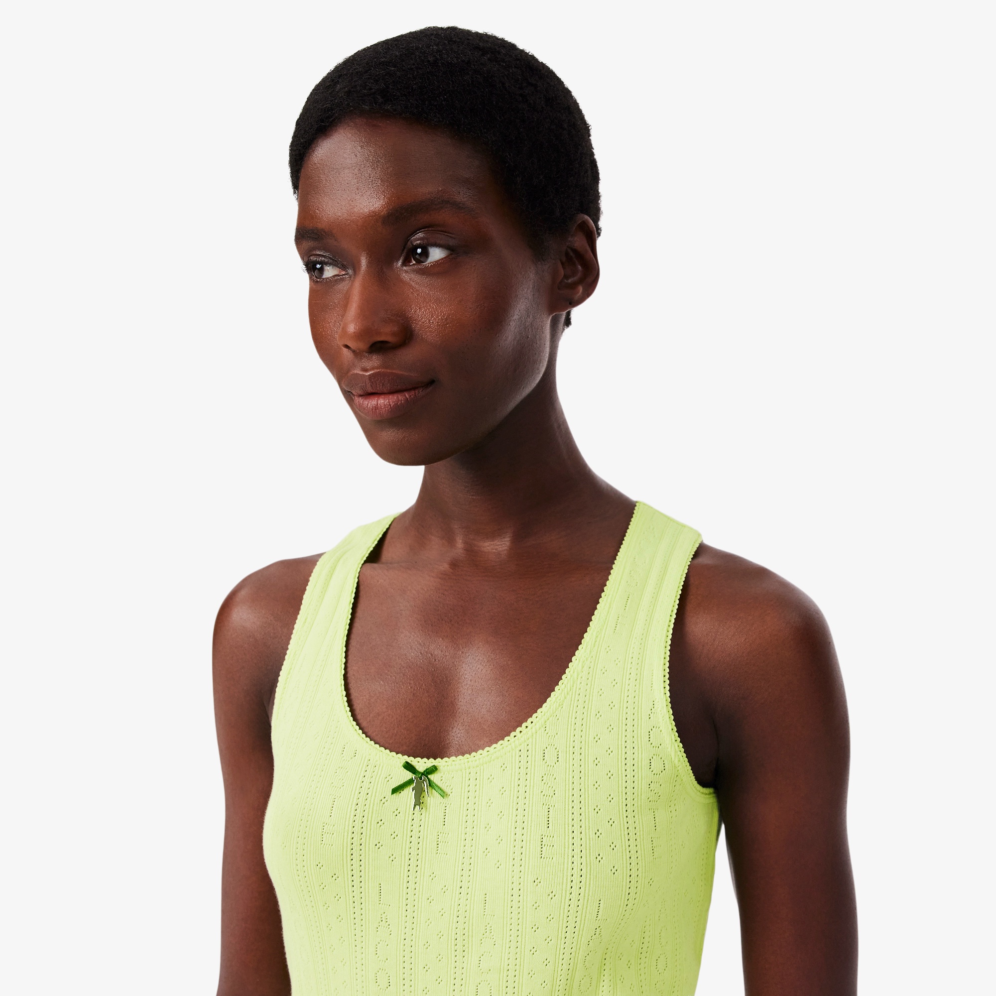 ポワンテルニットタンクトップ