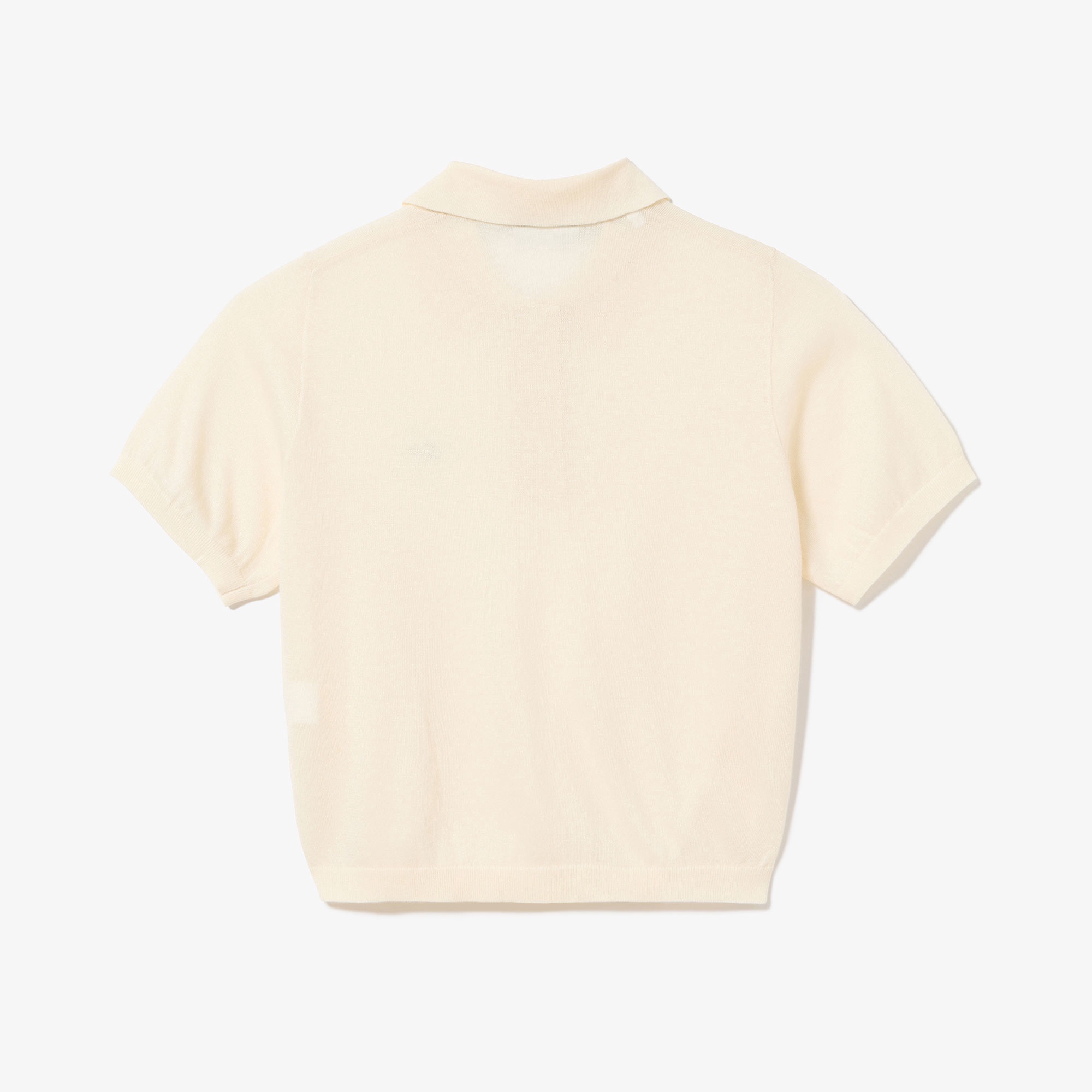 ラメニットポロシャツ