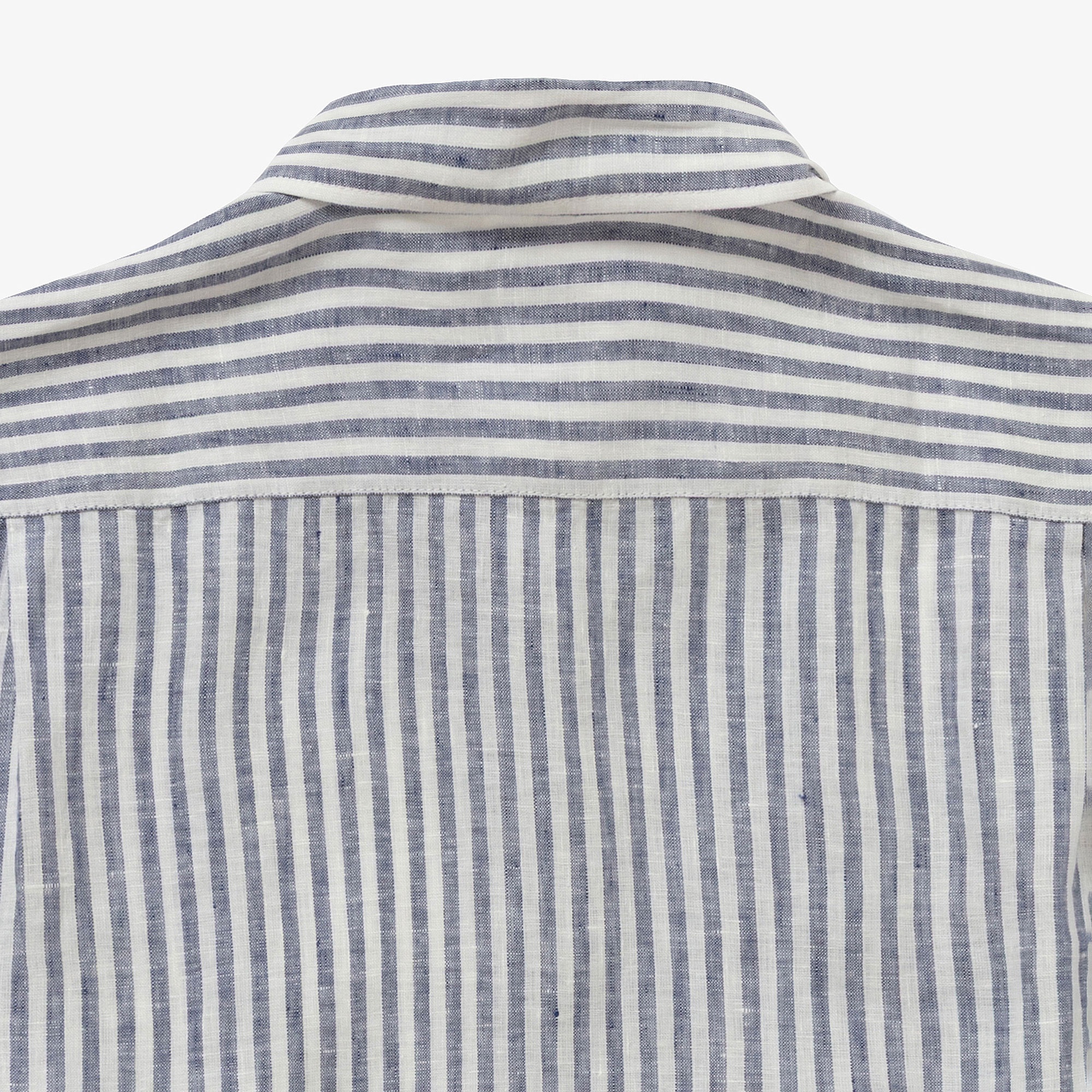 リネンストライプシャツ